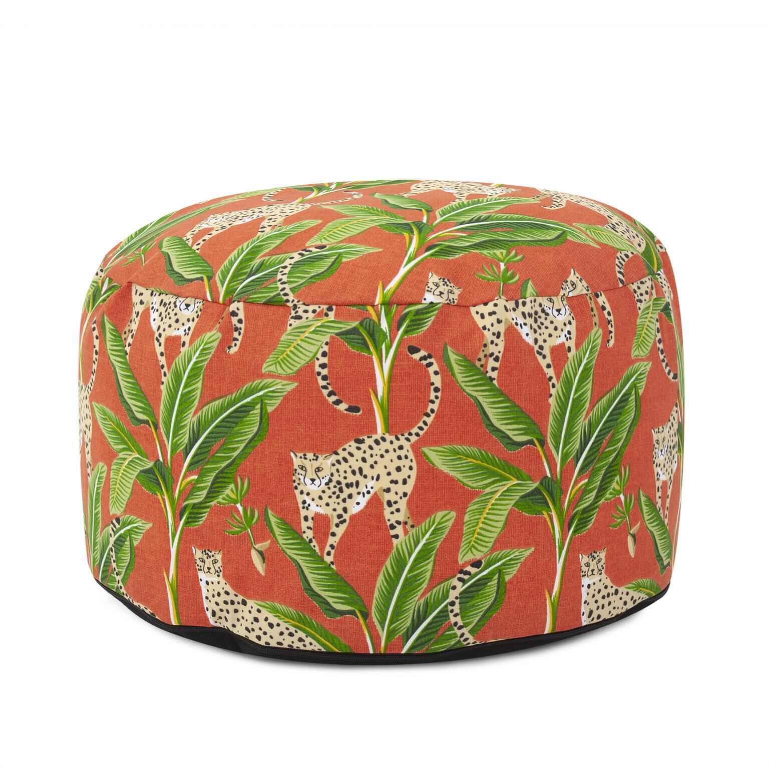 The Safari Pouf Ottoman by Howard Elliott Collection