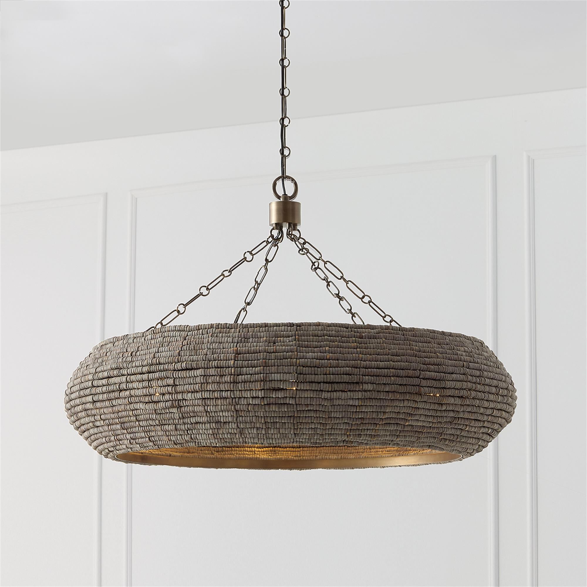 Shown in Aegean Grey And Dark Brass finish