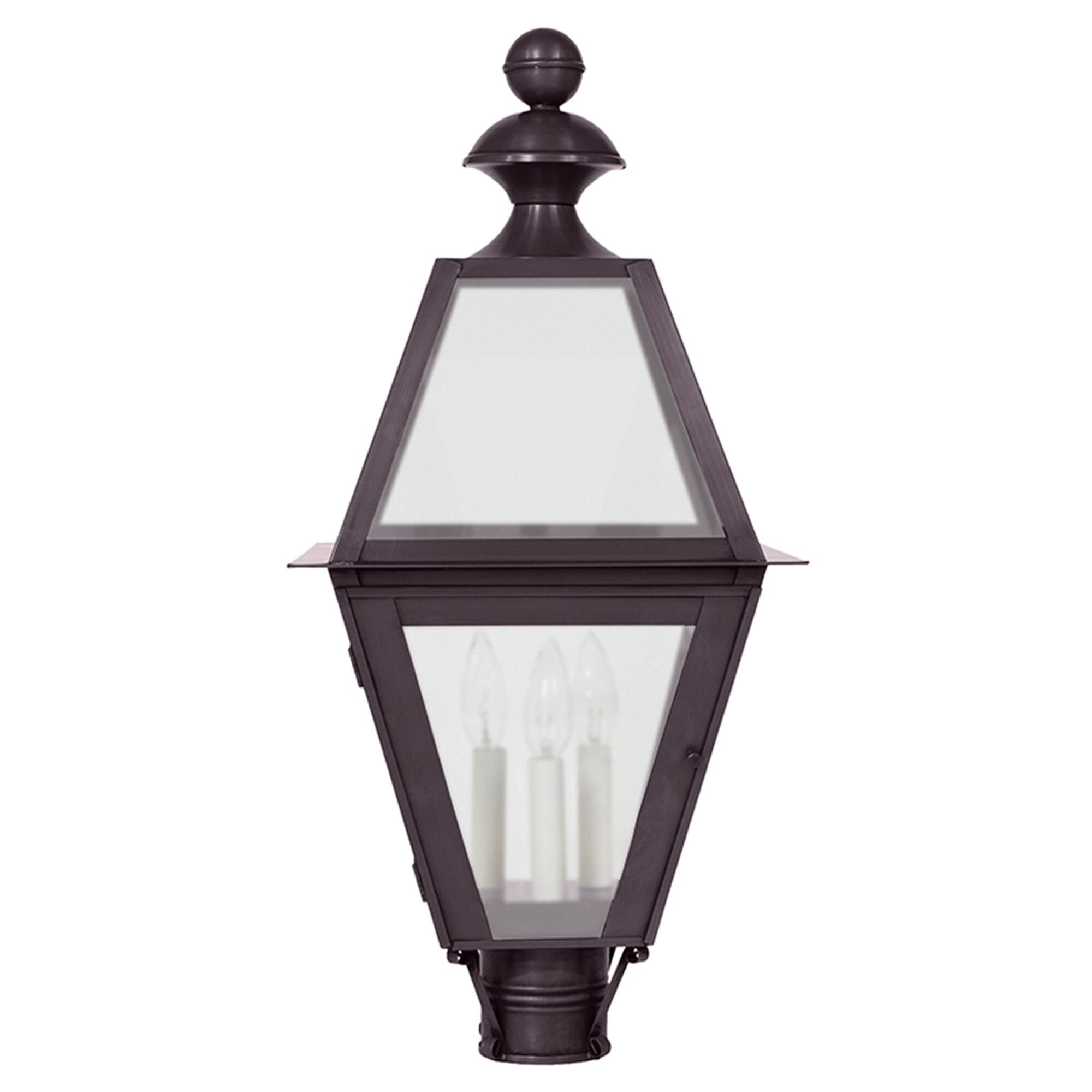Boston 26 Inch 3 Light Outdoor Post Lamp,