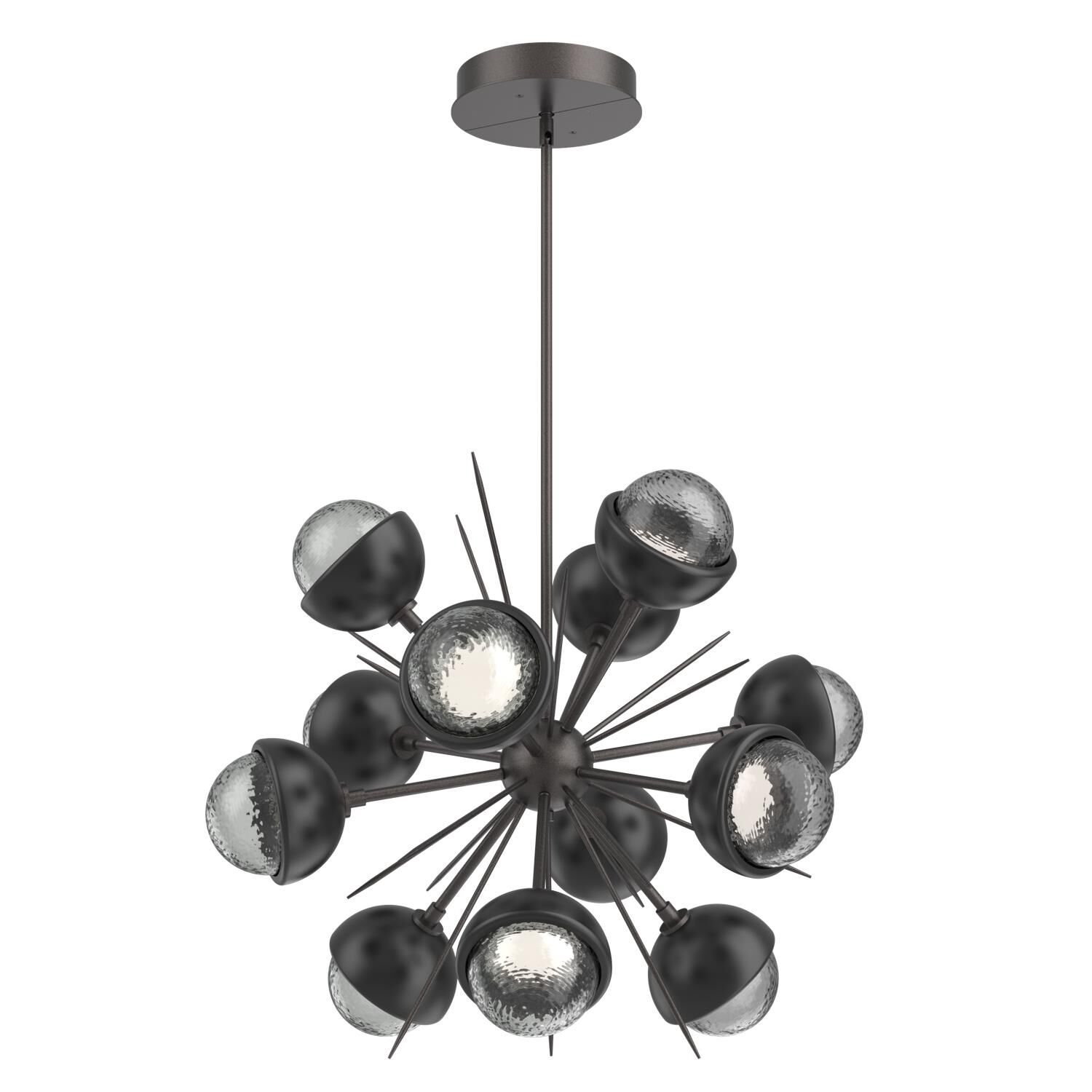 Shown in Graphite finish and Smoke glass and Matte Black accent
