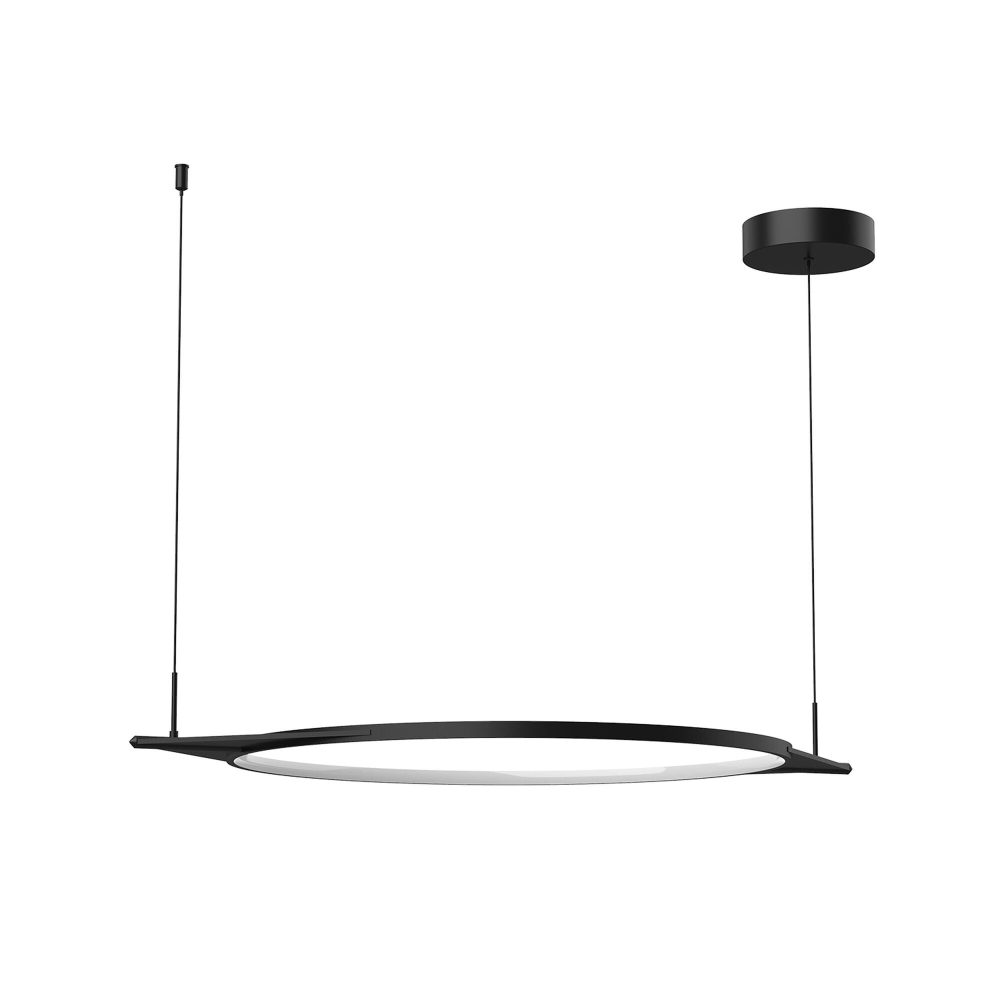Shown in Black finish and White Silicone Diffuser shade