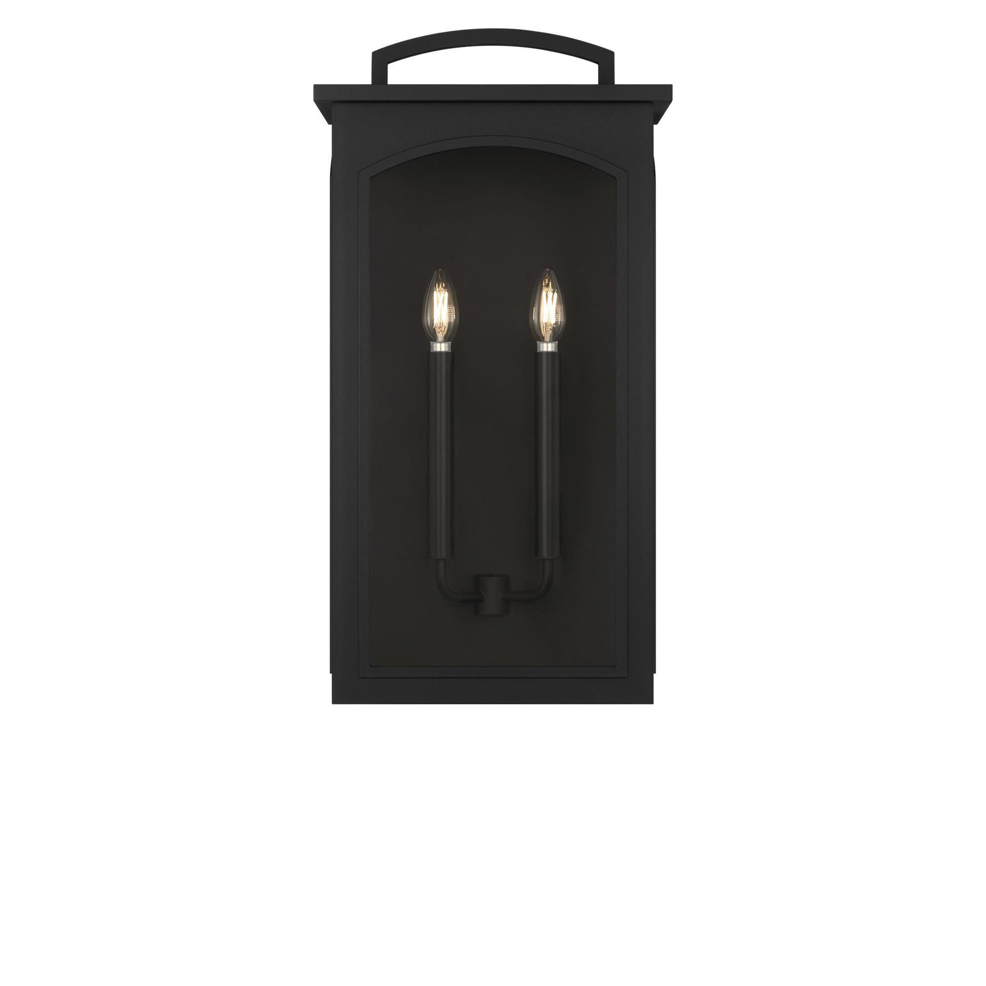 Shown in Textured Black finish and Clear glass