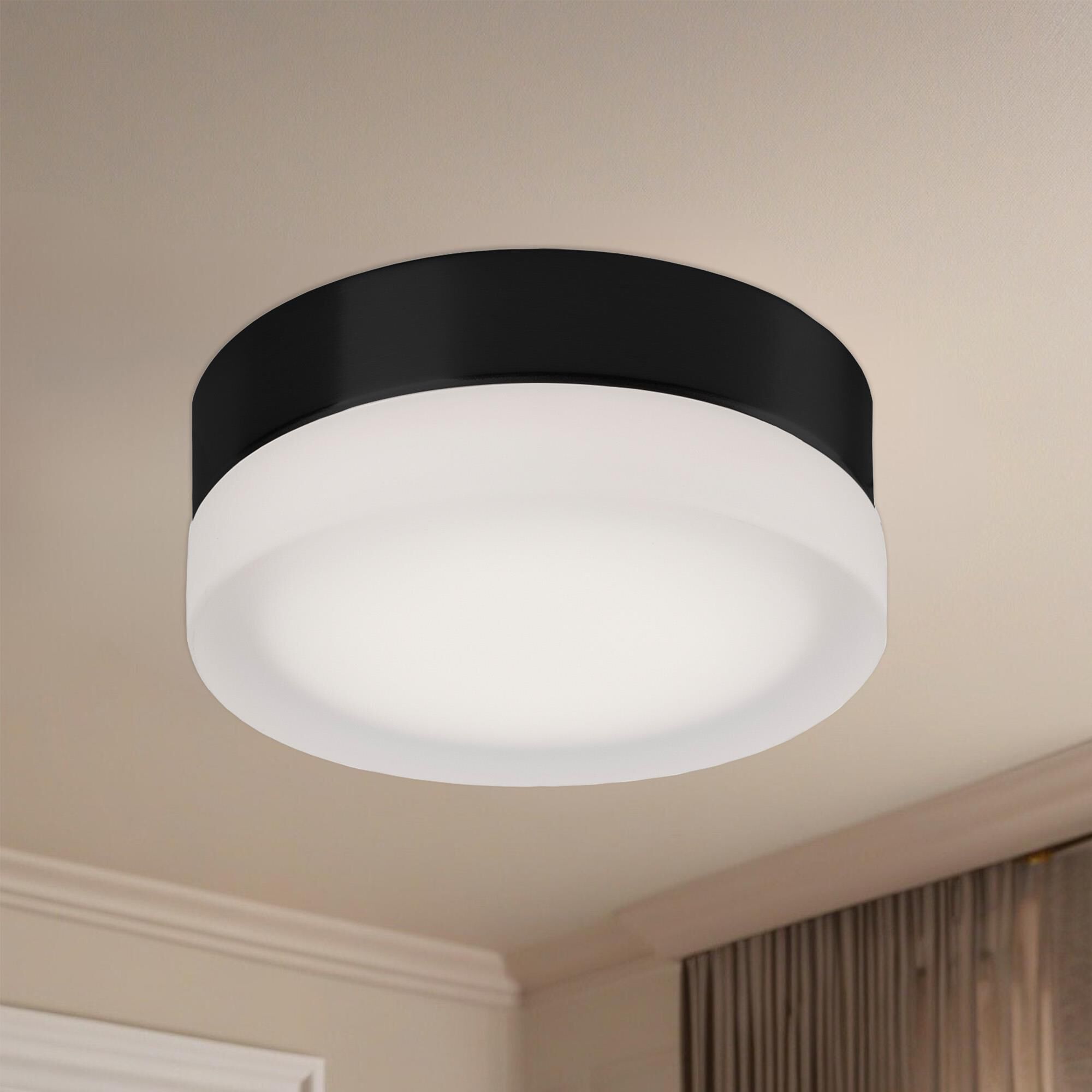 Shown in Black finish and Exterior Polished, Interior Painted White glass