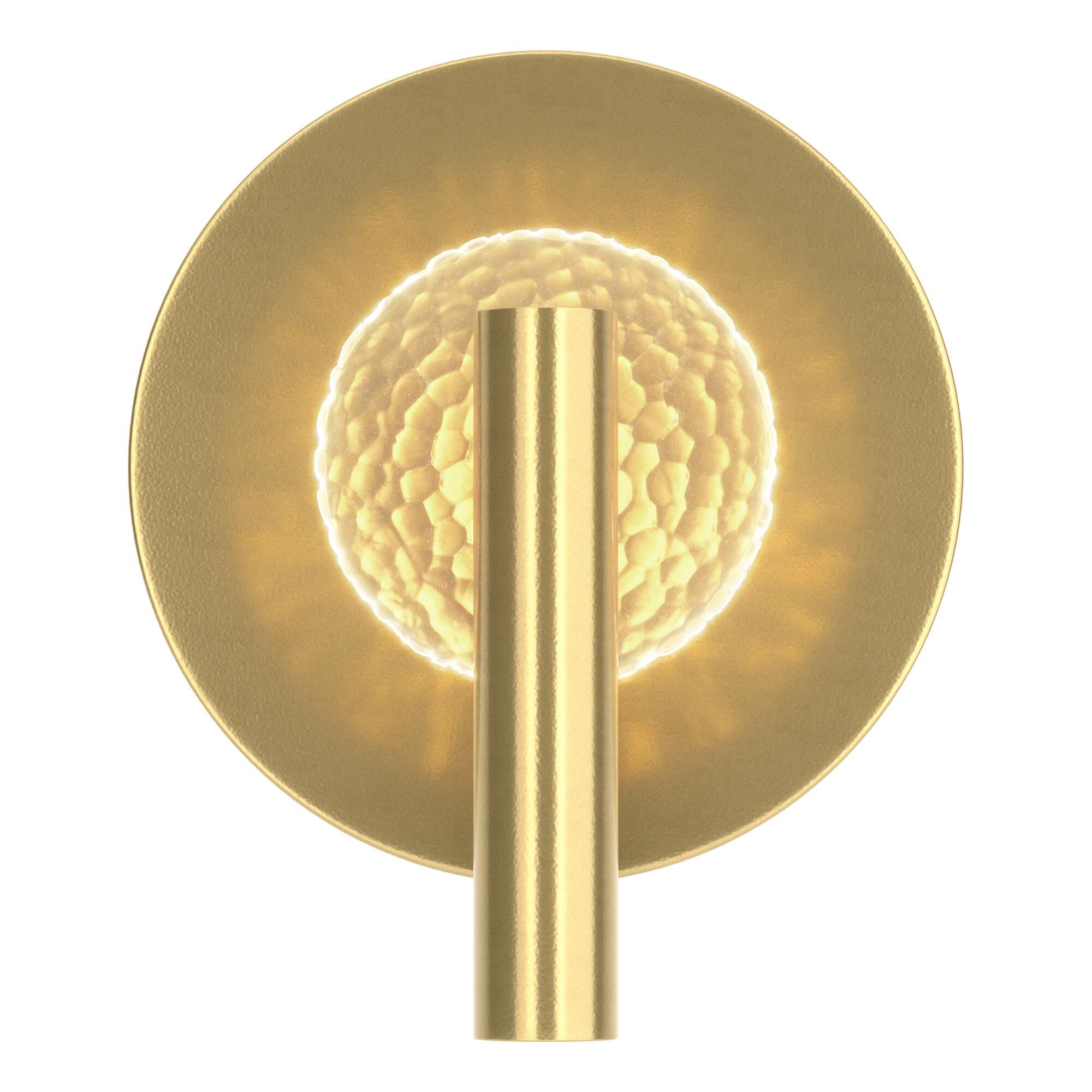 Shown in Modern Brass finish and Clear glass