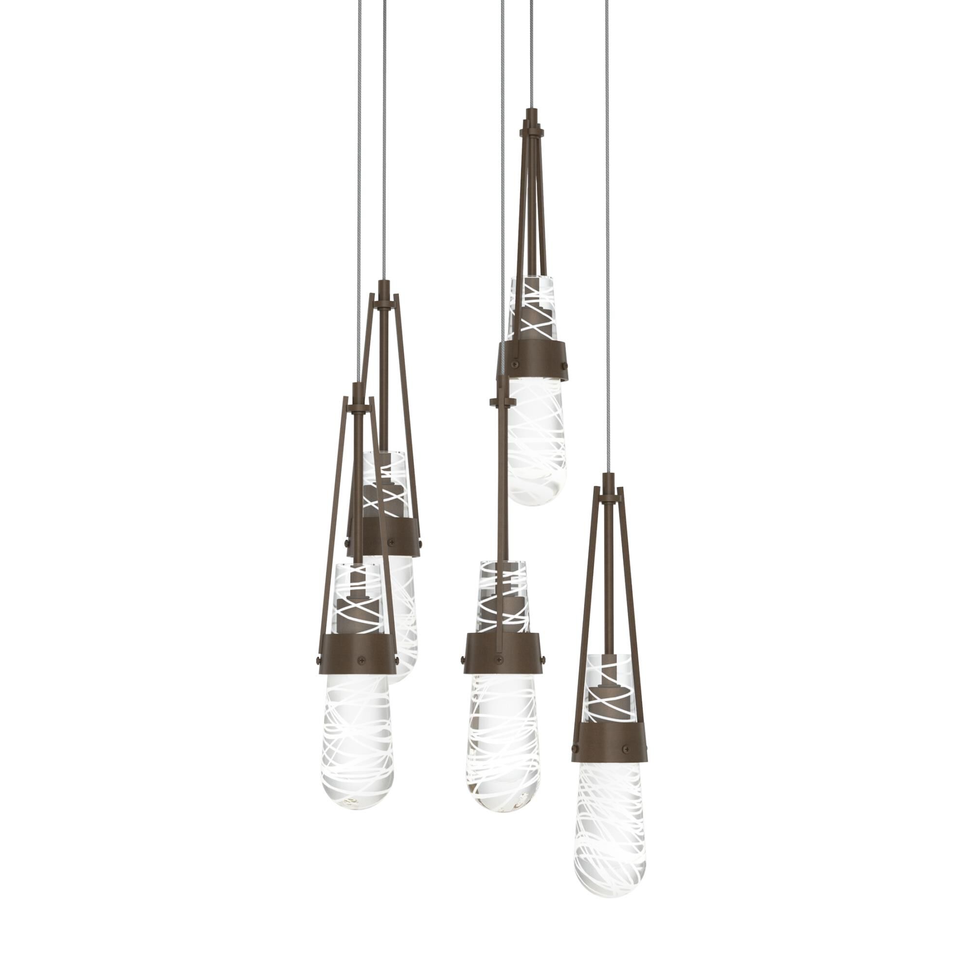 Link 13 Inch Multi Light Pendant by Hubbardton Forge