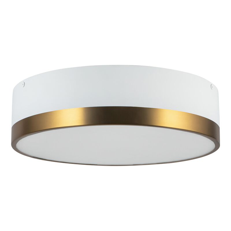 Brisbane 16 Inch 3 Light Flush Mount by Alora Mood