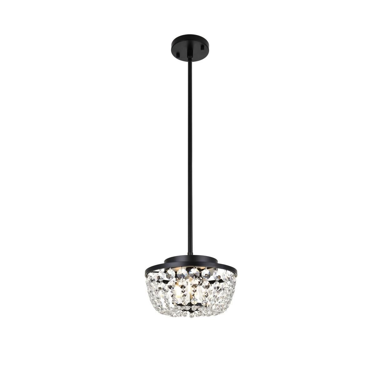 Valeria 14 Inch 5 Light Mini Chandelier by Elegant Lighting