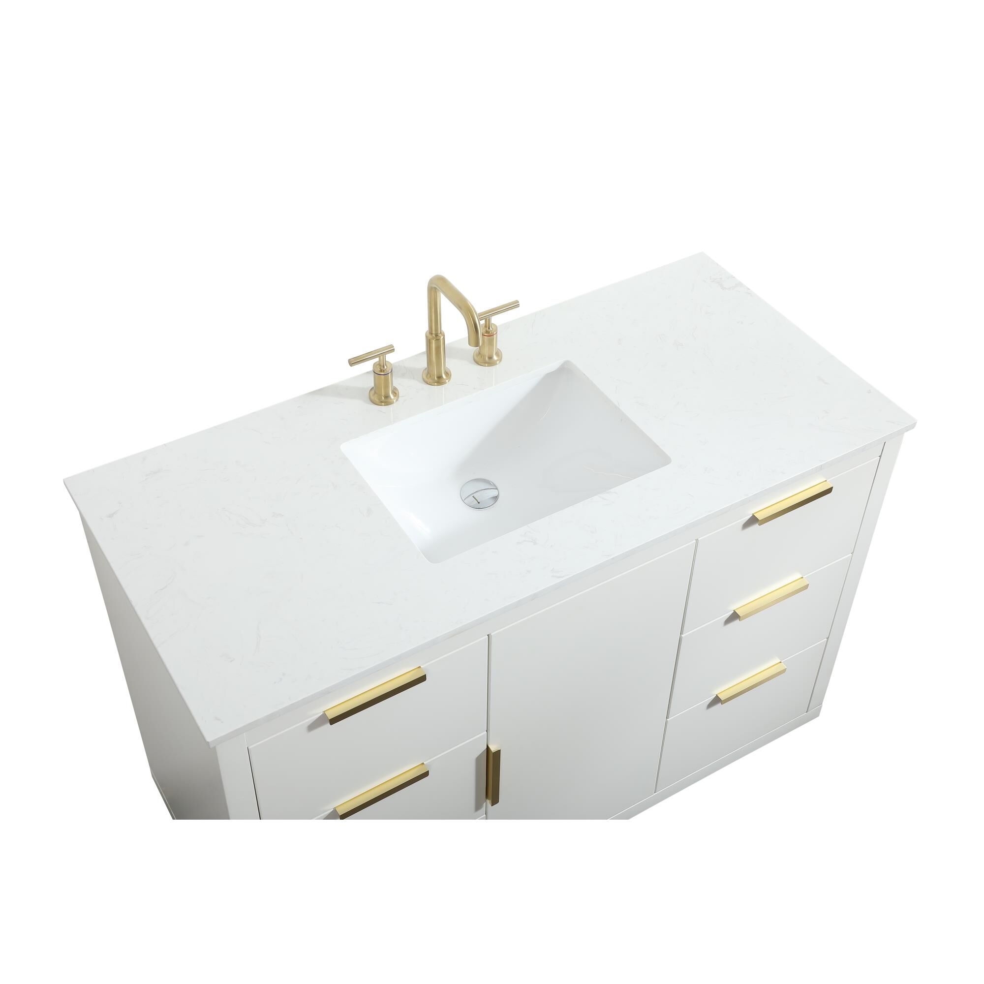 Shown in White finish