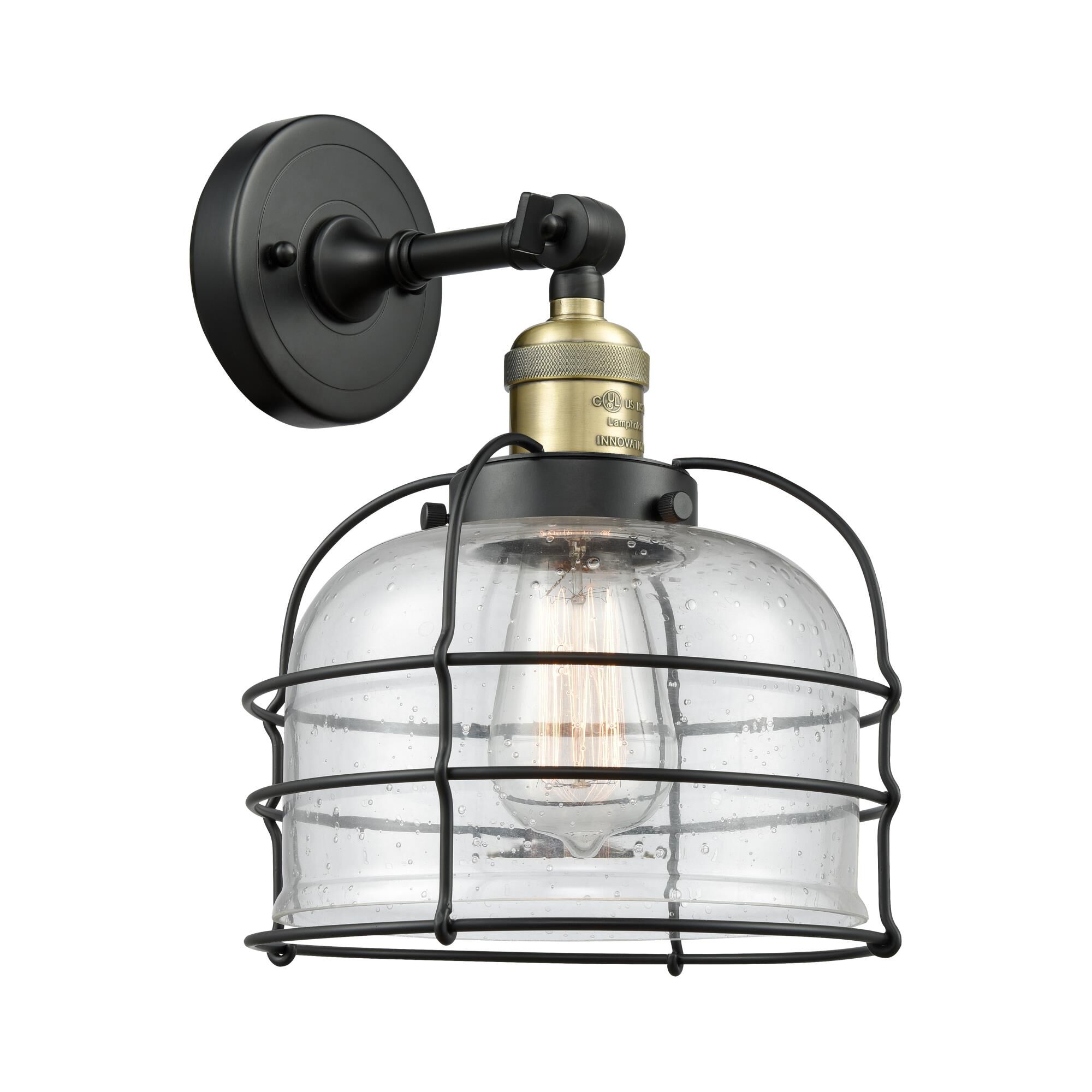 Innovations Lighting Bruno Marashlian Large Bell Cage 12 Inch Wall Sconce