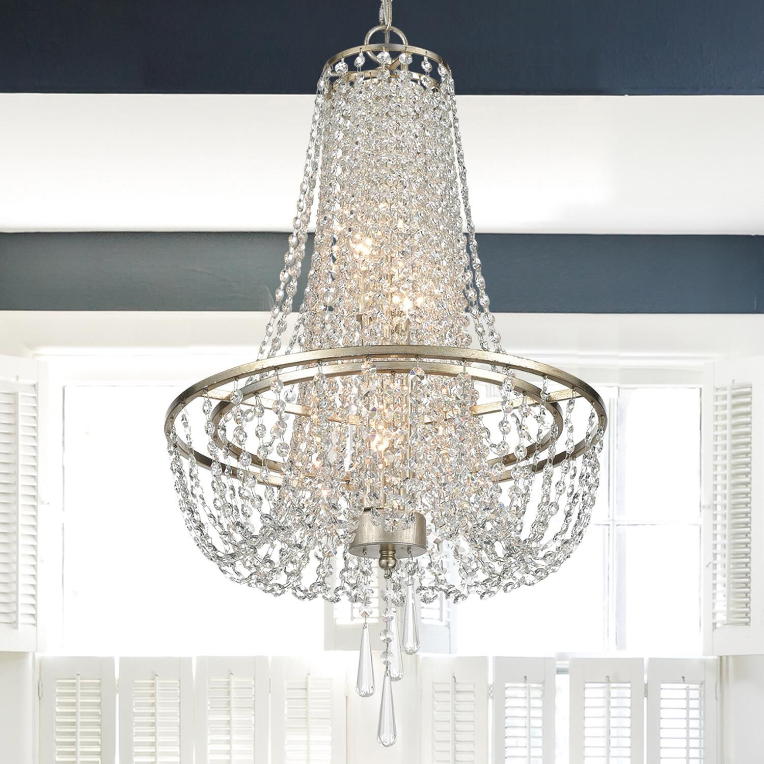 Arcadia 18 Inch 4 Light Mini Chandelier by Crystorama