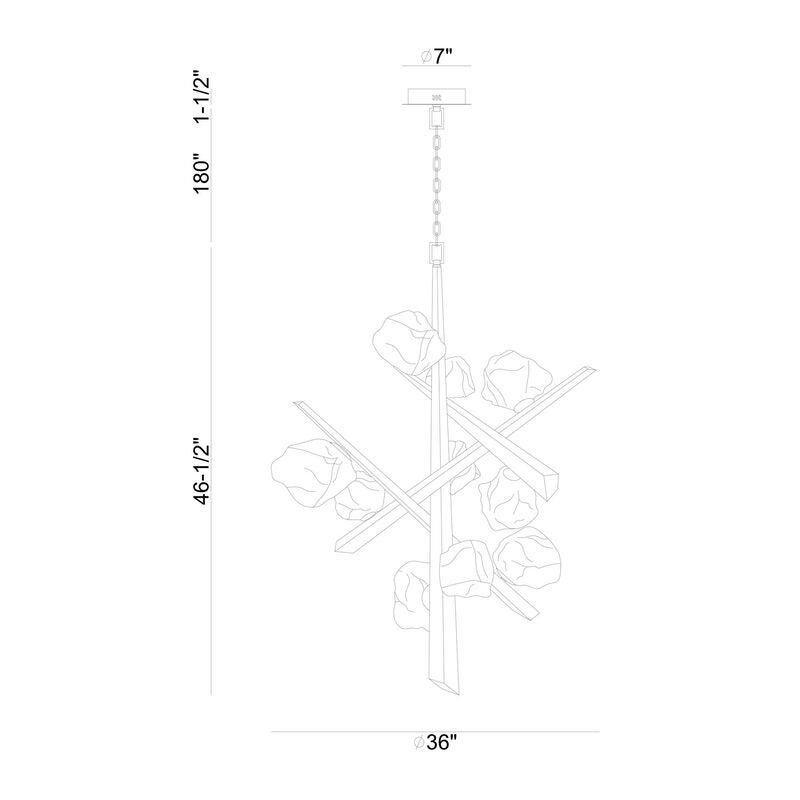 Thorah Chandelier by Eurofase Lighting