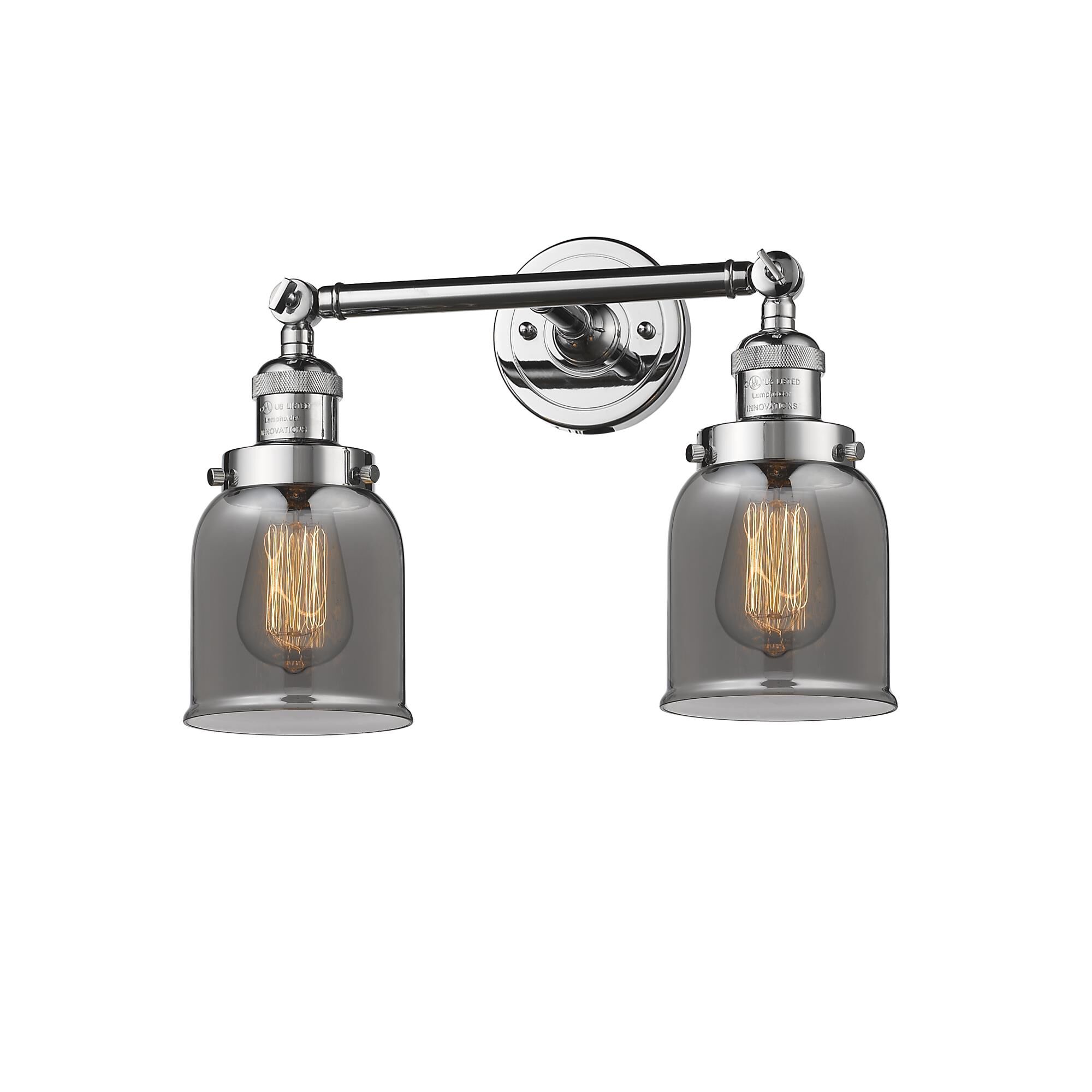 Bruno Marashlian Small Bell 16 Inch 2 Light Bath Vanity Light by Innovations Lighting
