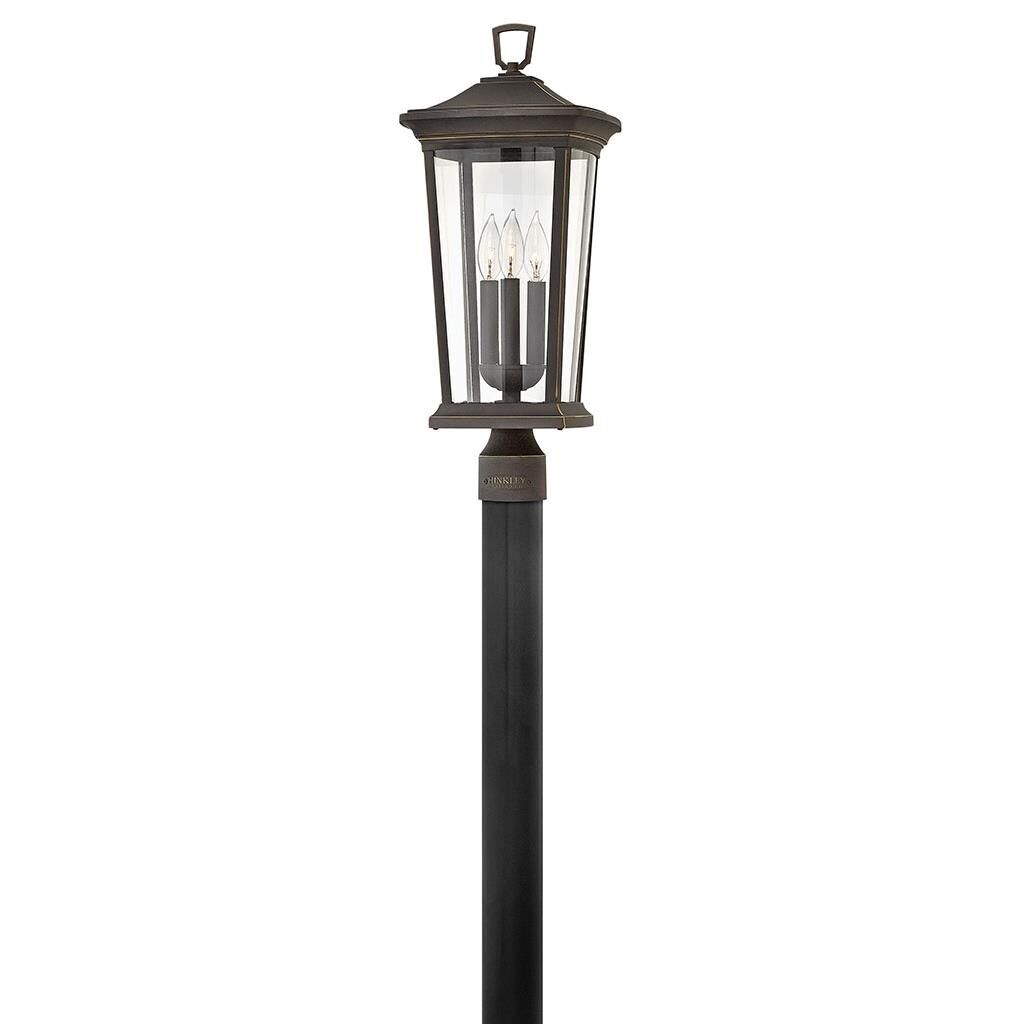 Bromley 22 Inch Tall 3 Light Outdoor Post Lamp by Hinkley Lighting