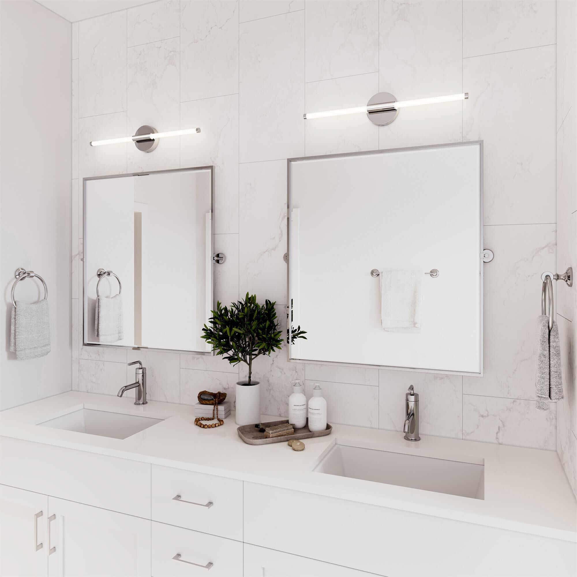 Shown in Polished Chrome finish