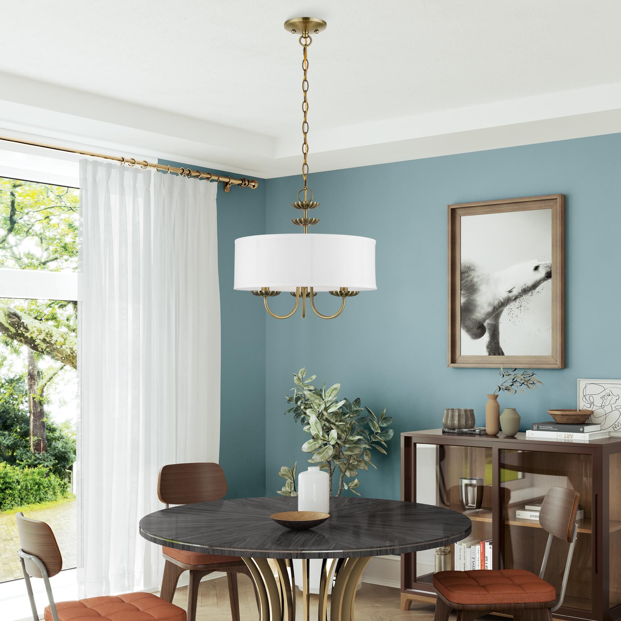 Brookdale 3 Light Mini Chandelier by Livex Lighting