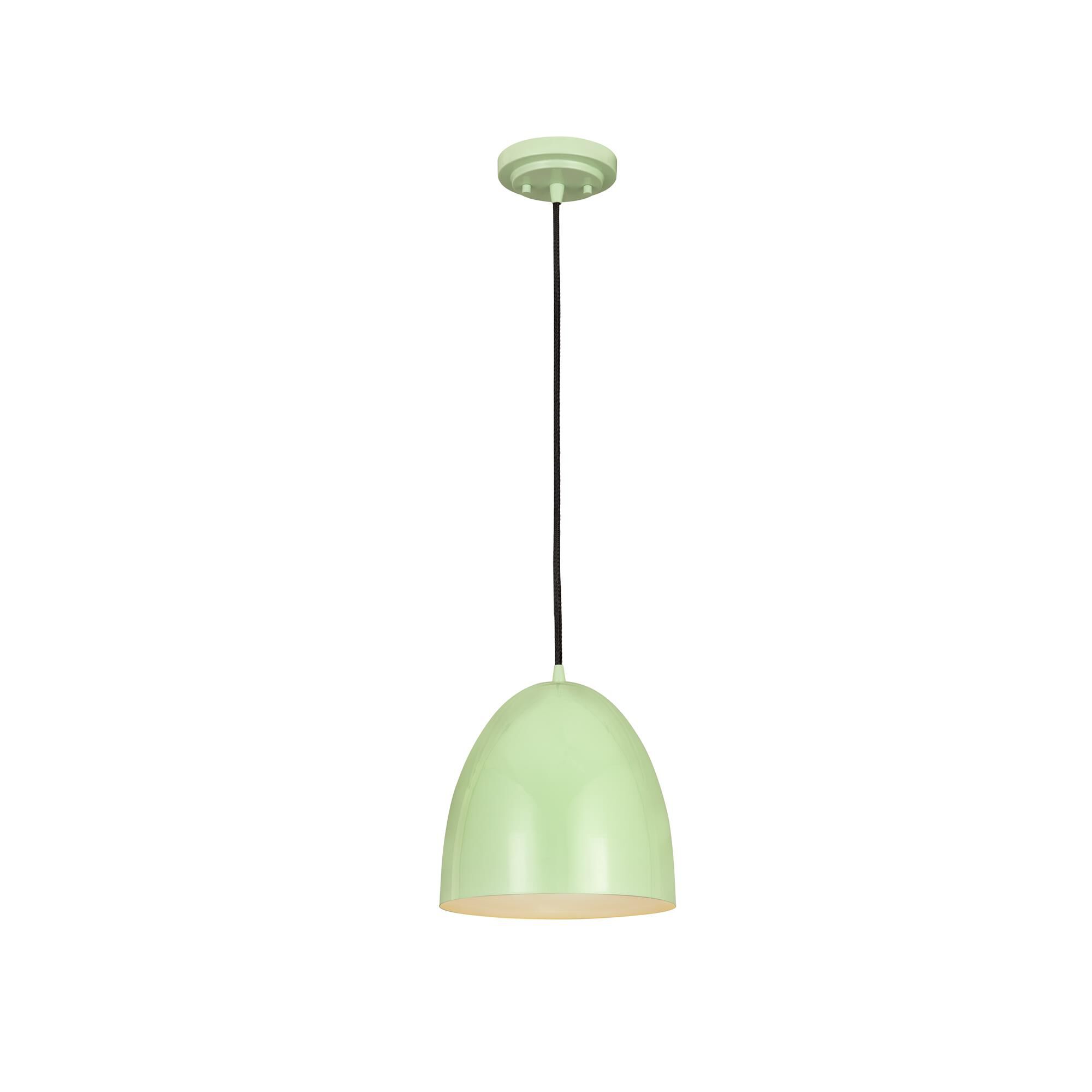 Shown in Mint finish and Iron glass and Iron shade