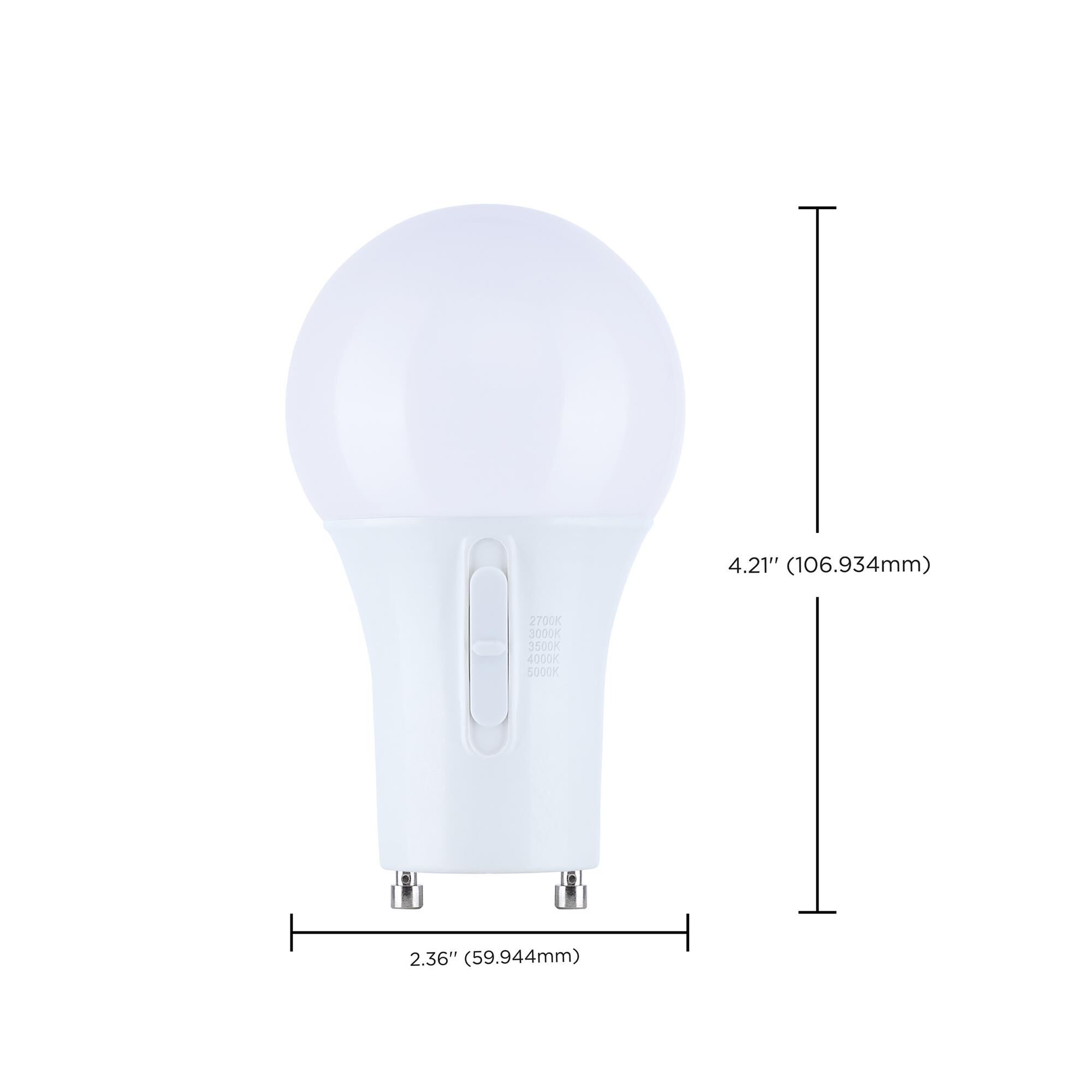 Dimmable 12 Watt 2700K A19 LED Light Bulb by Satco
