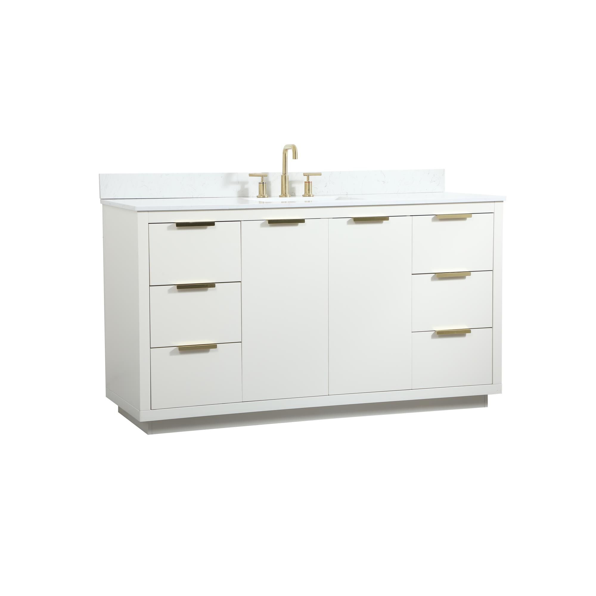 Shown in White finish