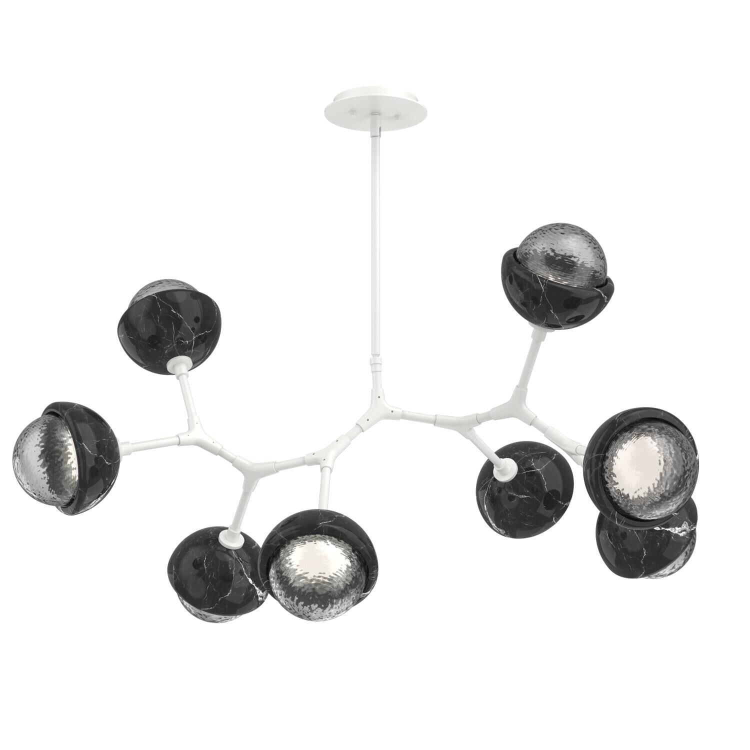 Levi Wilson Cabochon 38 Inch Linear Suspension Light by Hammerton Studio