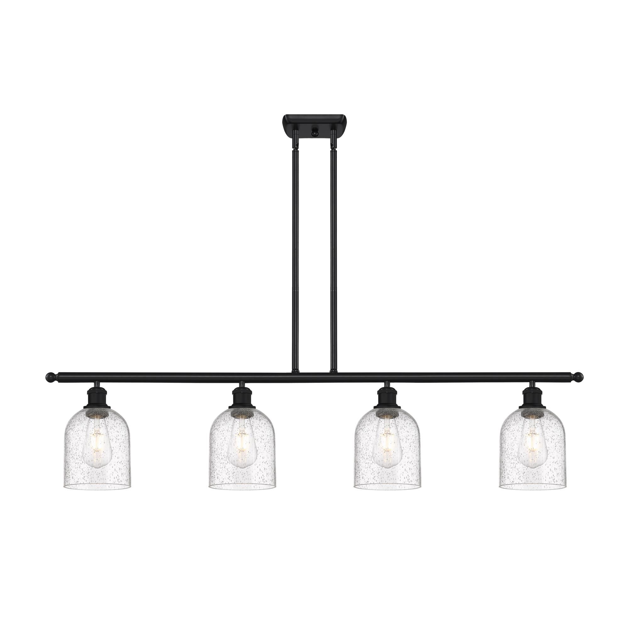 Shown in Matte Black finish and Seedy glass