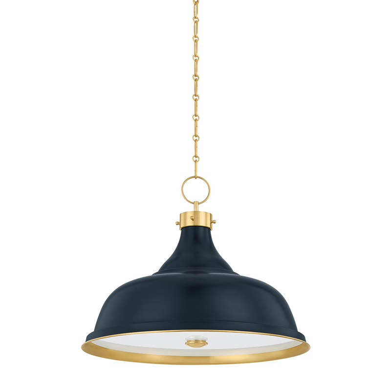 Mark D. Sikes Painted No. 1 Medium Pendant Light by Hudson Valley Lighting