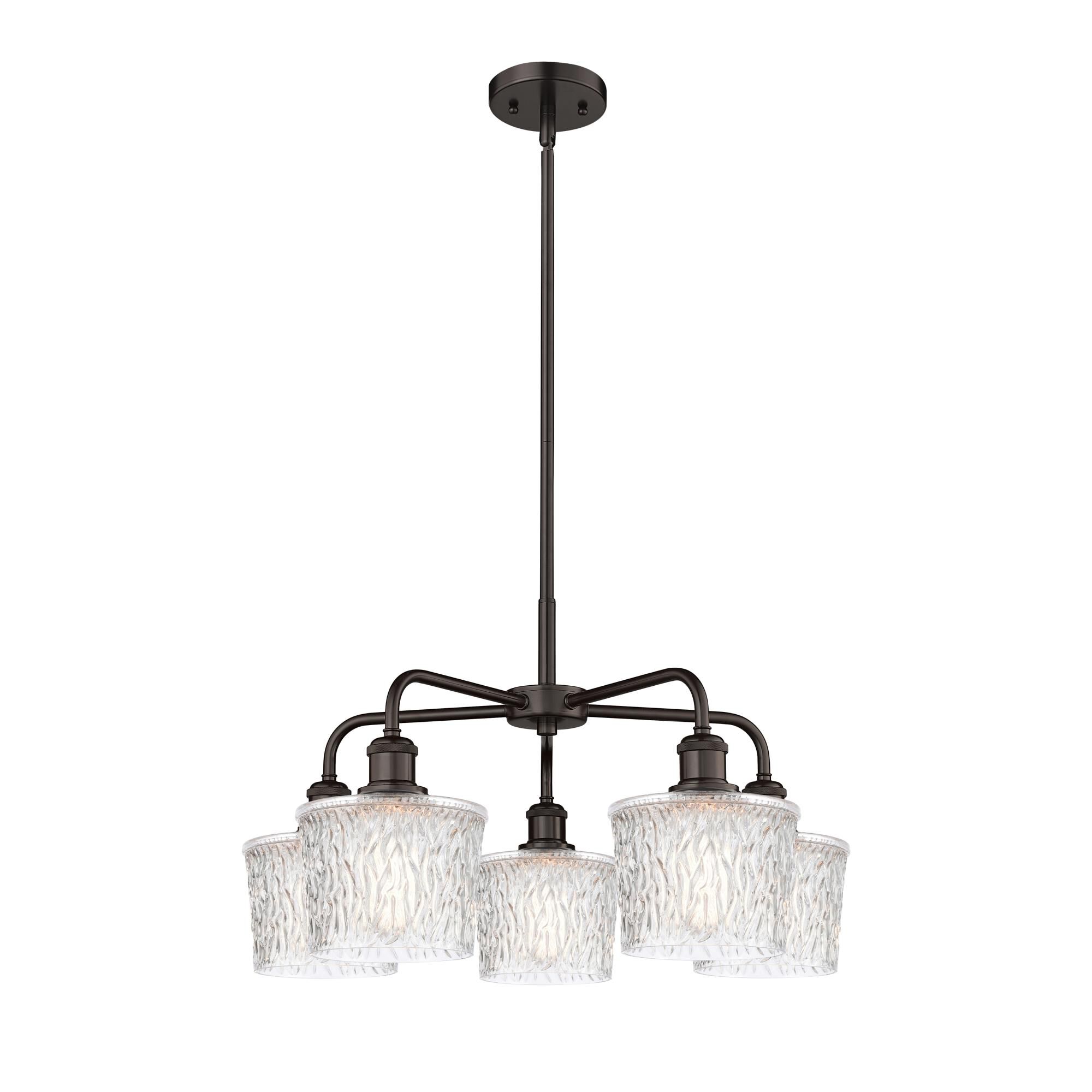 Shown in Oil Rubbed Bronze finish and Clear glass