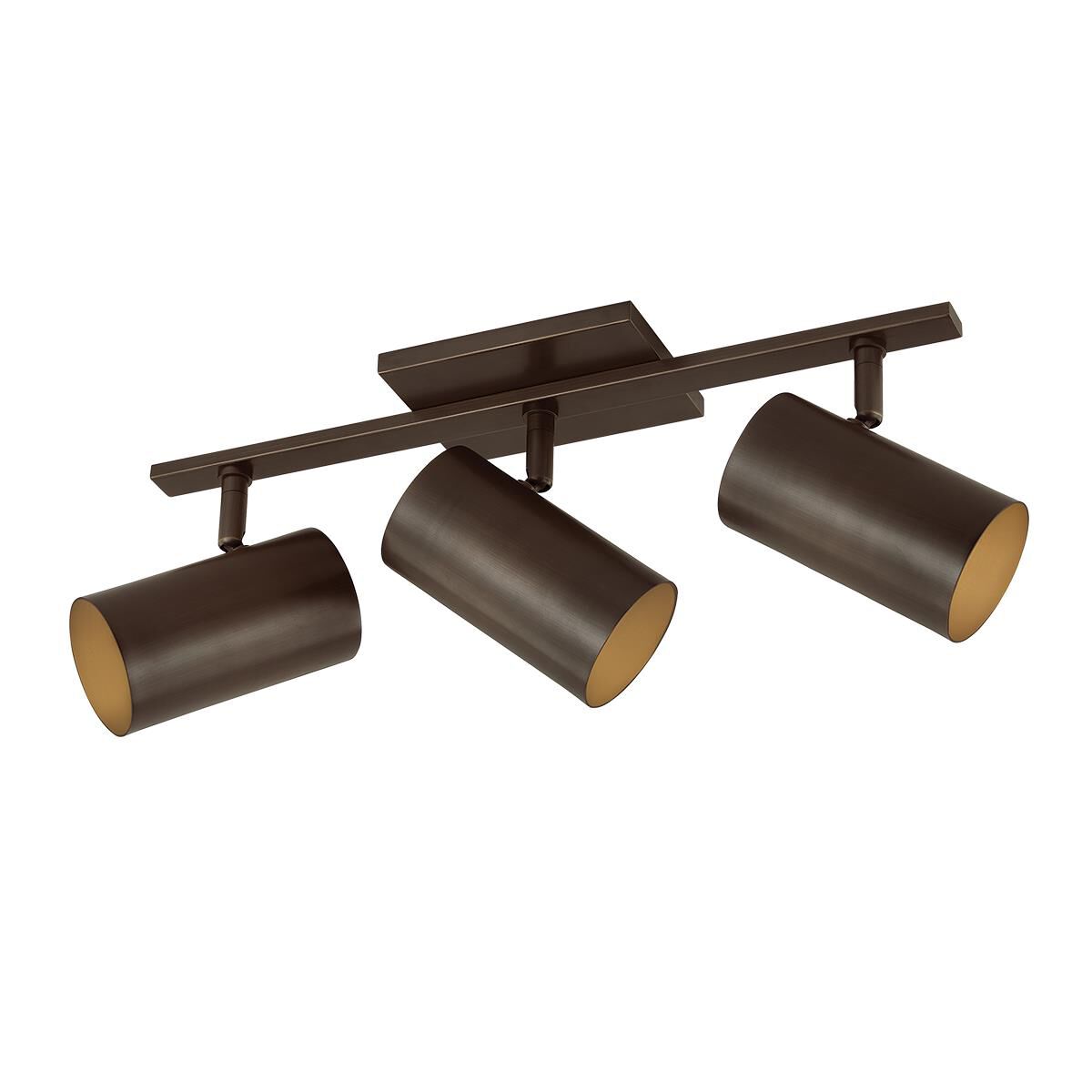 Shown in Bronze finish and Patina Brass Steel shade