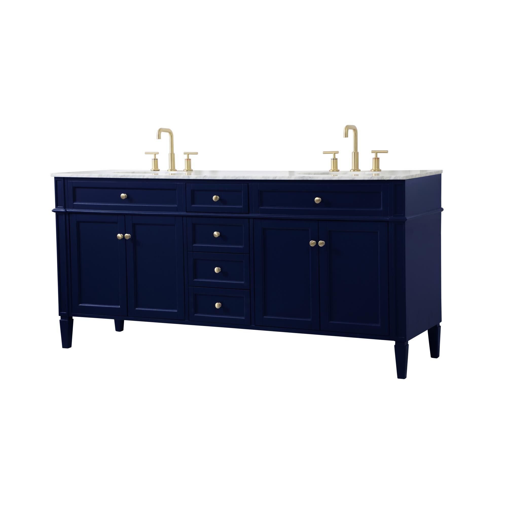 Shown in Blue finish