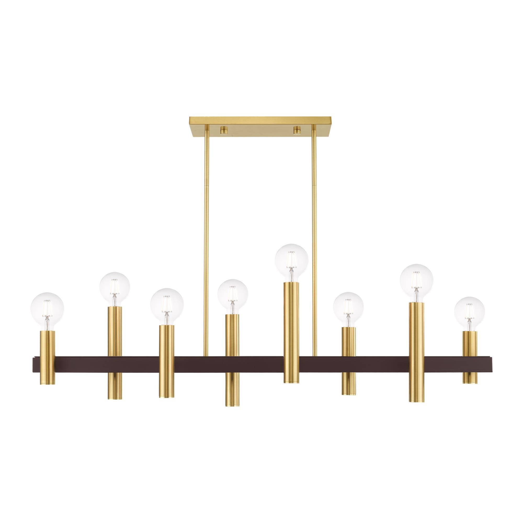 Helsinki 48 Inch 8 Light Linear Suspension Light by Livex Lighting