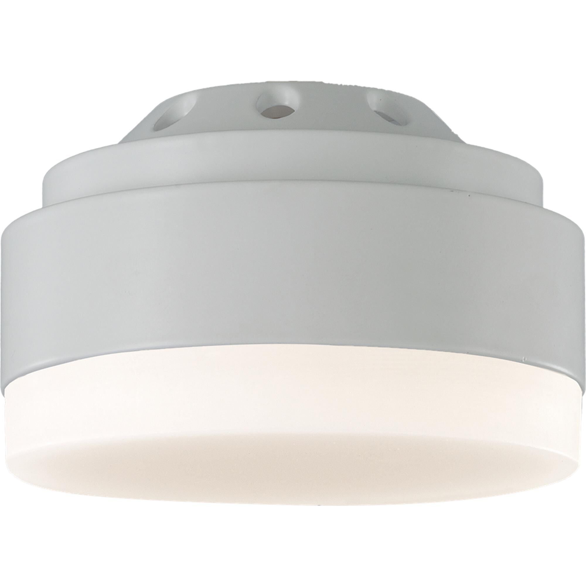 Shown in Matte White finish and Frosted Acrylic glass