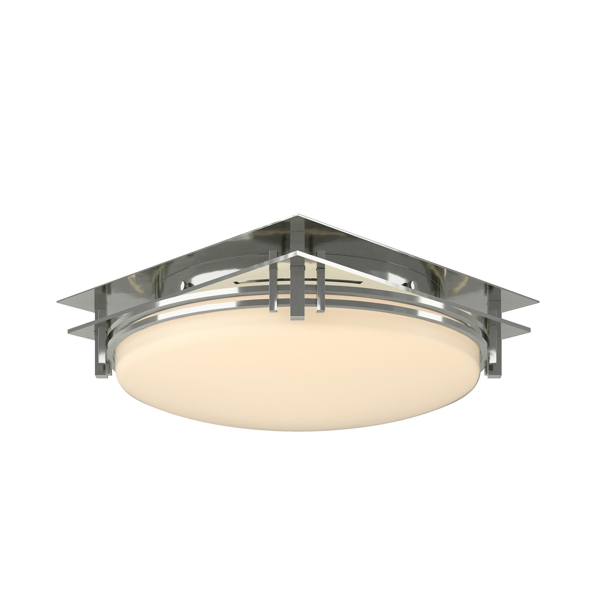 Banded 13 Inch 2 Light Semi Flush Mount by Hubbardton Forge