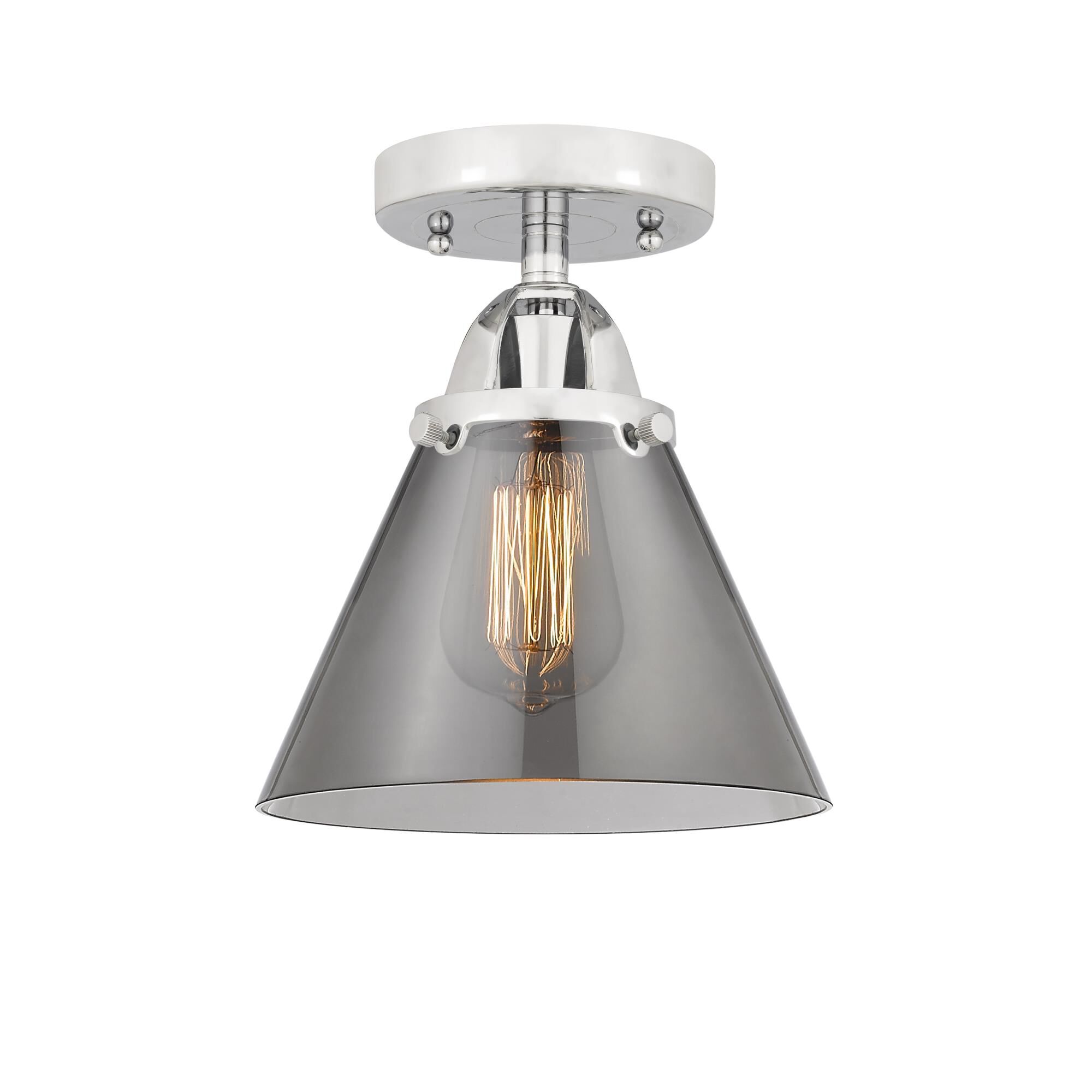 Bruno Marashlian Cone 7 Inch 1 Light Semi Flush Mount by Innovations Lighting