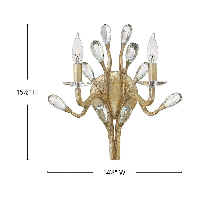 Eve 16 Inch Wall Sconce by Fredrick Ramond