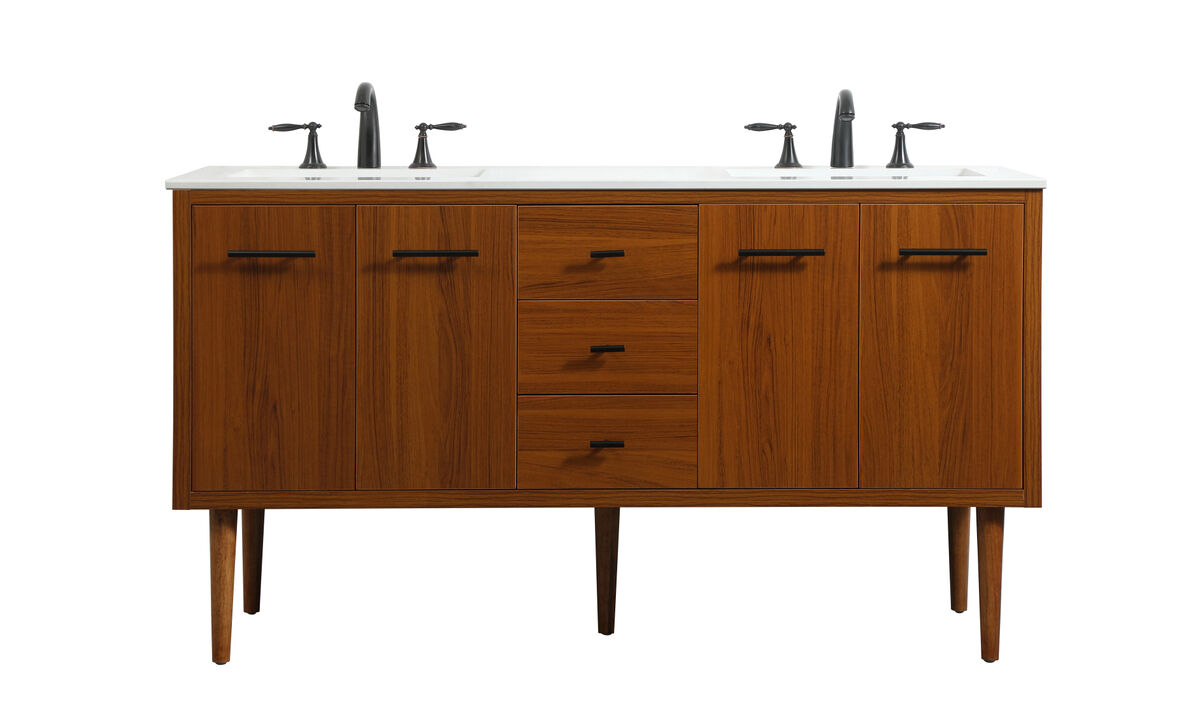 Shown in Teak finish