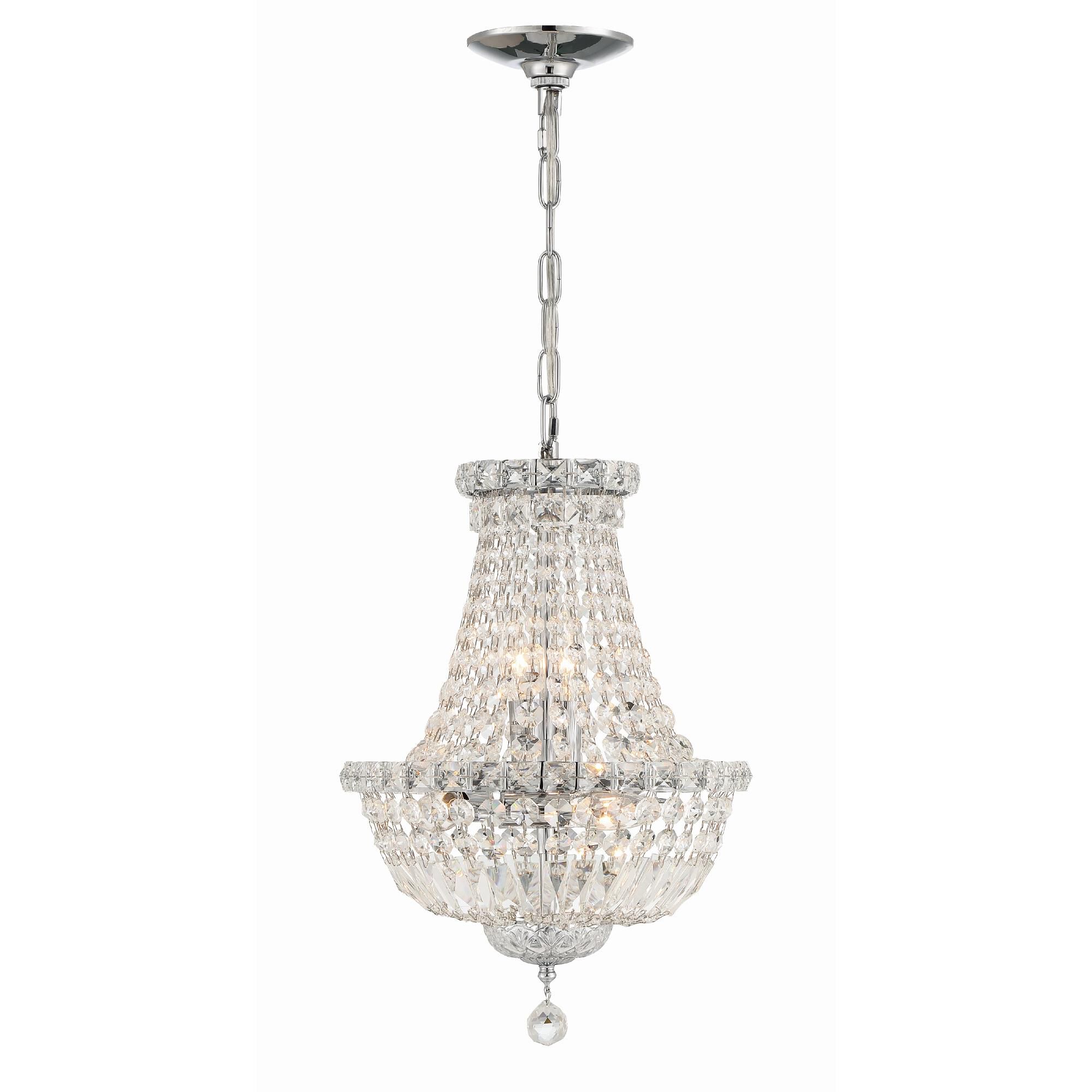 Roslyn 12 Inch Mini Chandelier by Crystorama