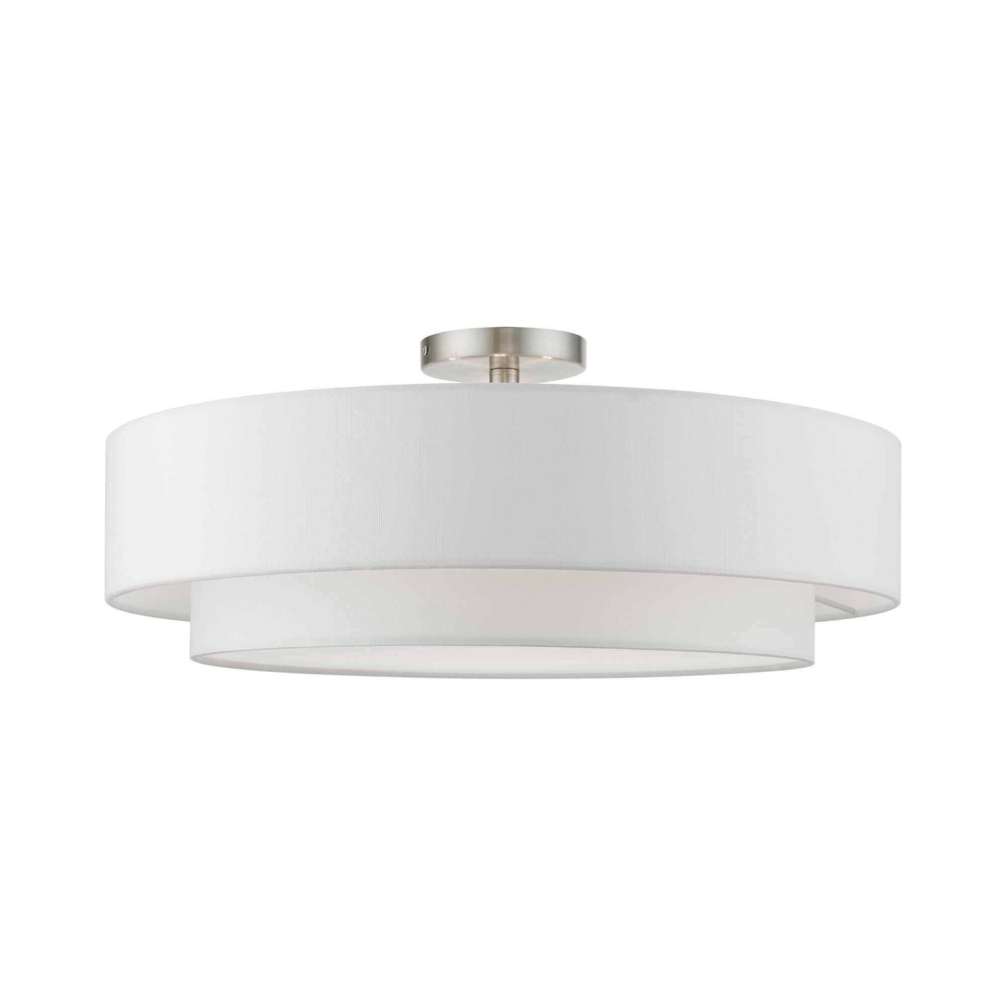 Meridian 22 Inch 4 Light Semi Flush Mount by Livex Lighting