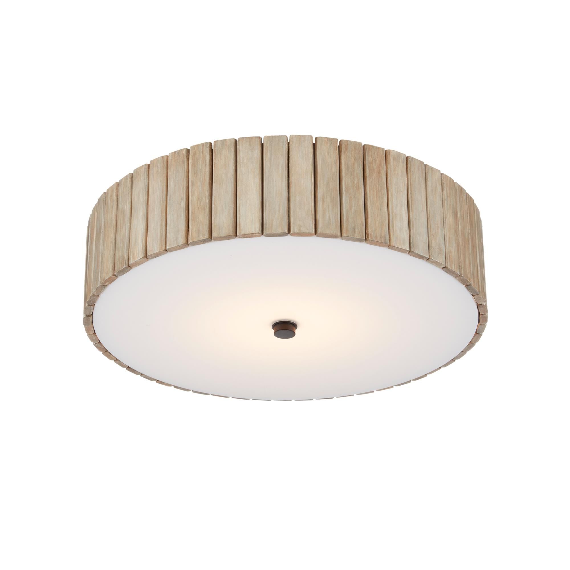 Tetterby 20 Inch 1 Light LED Semi Flush Mount by Currey and Company