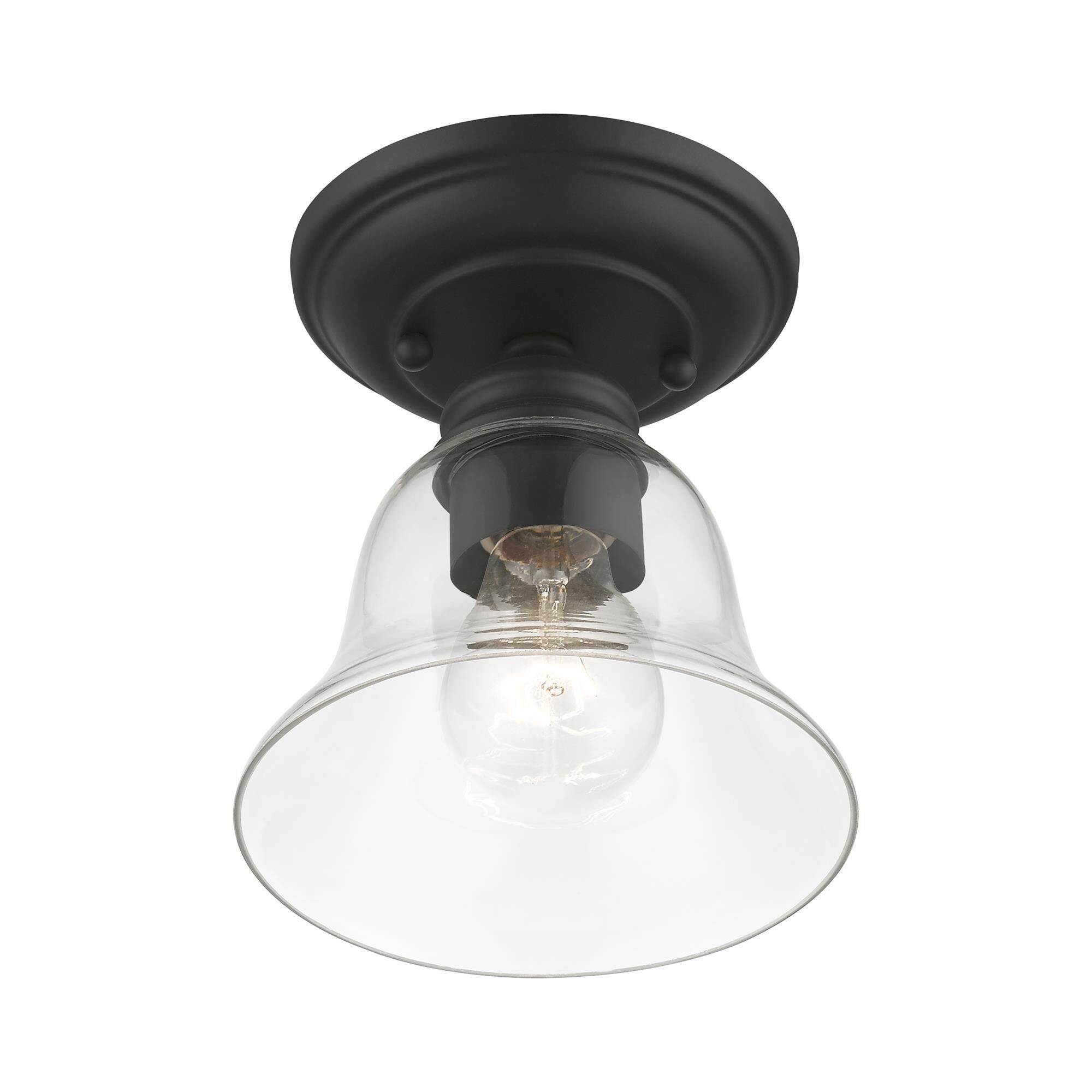 Moreland 6 Inch 1 Light Semi Flush Mount by Livex Lighting