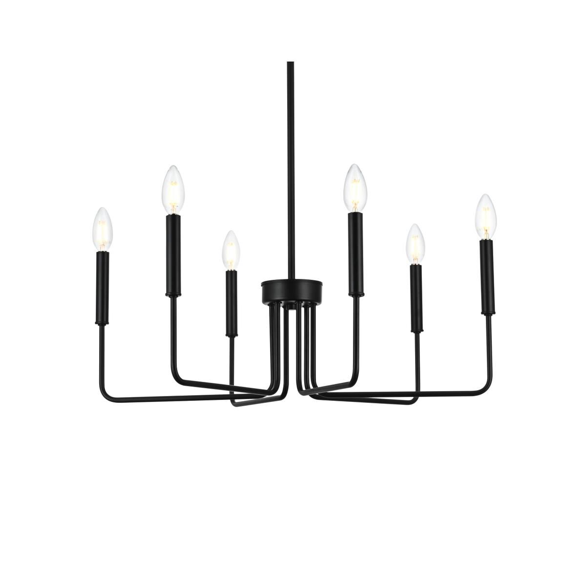 Willa 26 Inch Chandelier by Elegant Lighting