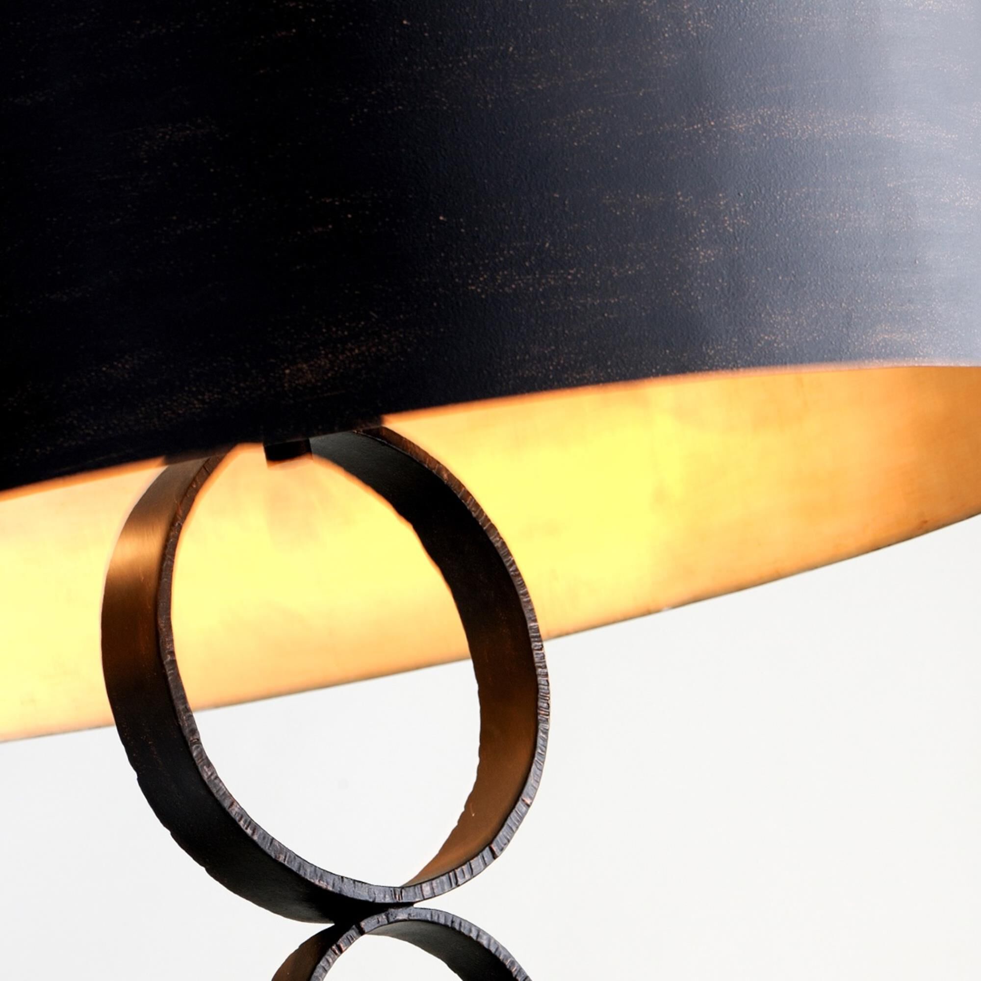 Shown in Charred Copper finish and Metal shade