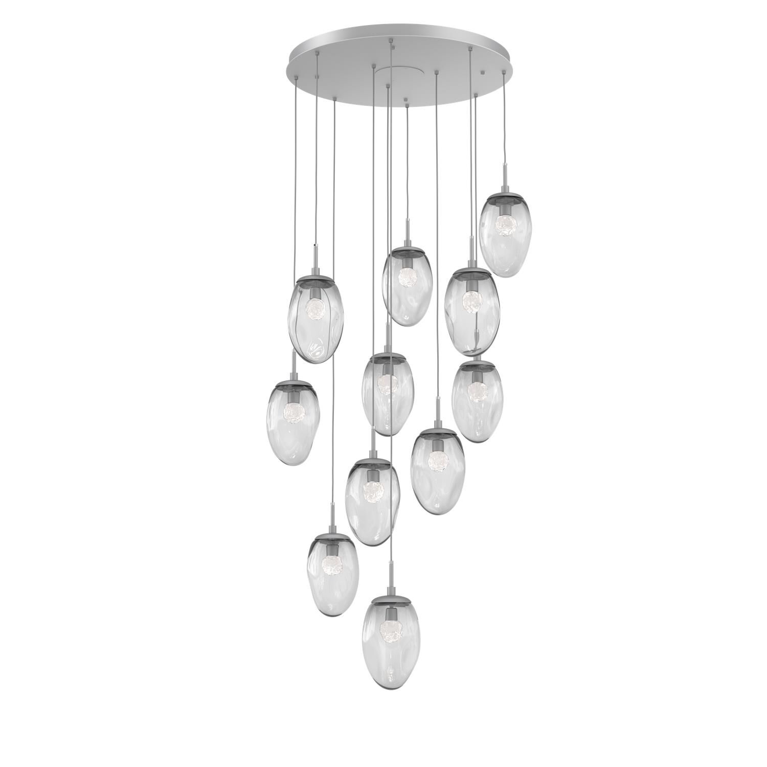 Levi Wilson Nebula 37 Inch 11 Light LED Multi Light Pendant by Hammerton Studio