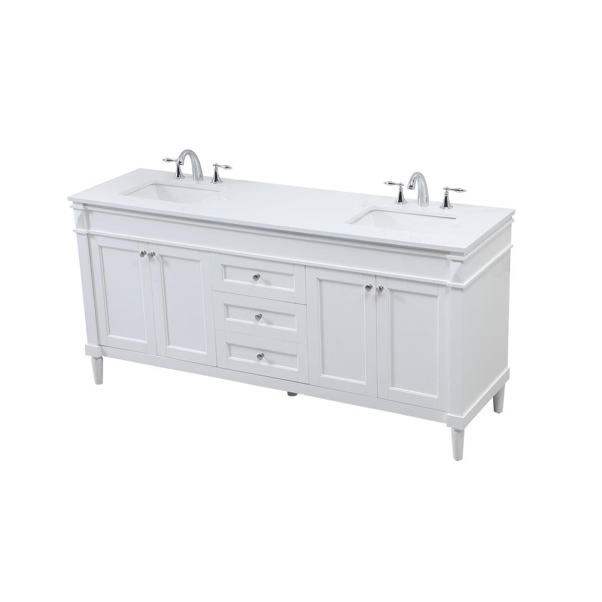 Shown in White finish