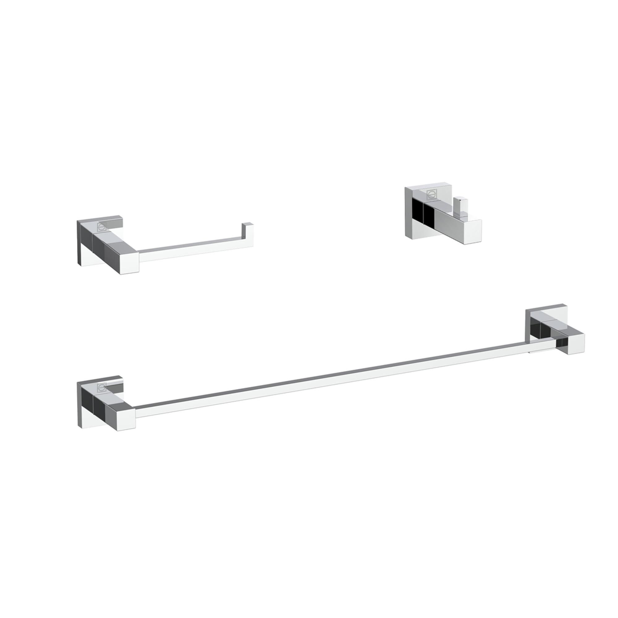 Isla 3 Piece Towel Bar Set by Elegant Decor
