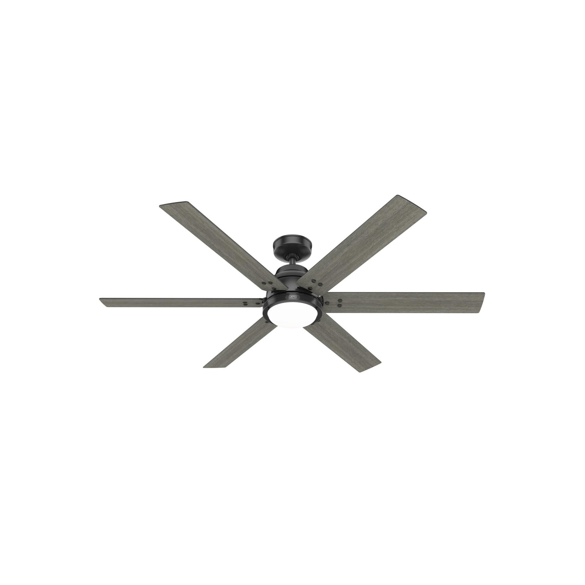 Gravity 60 Inch Ceiling Fan with Light Kit by Hunter Fan