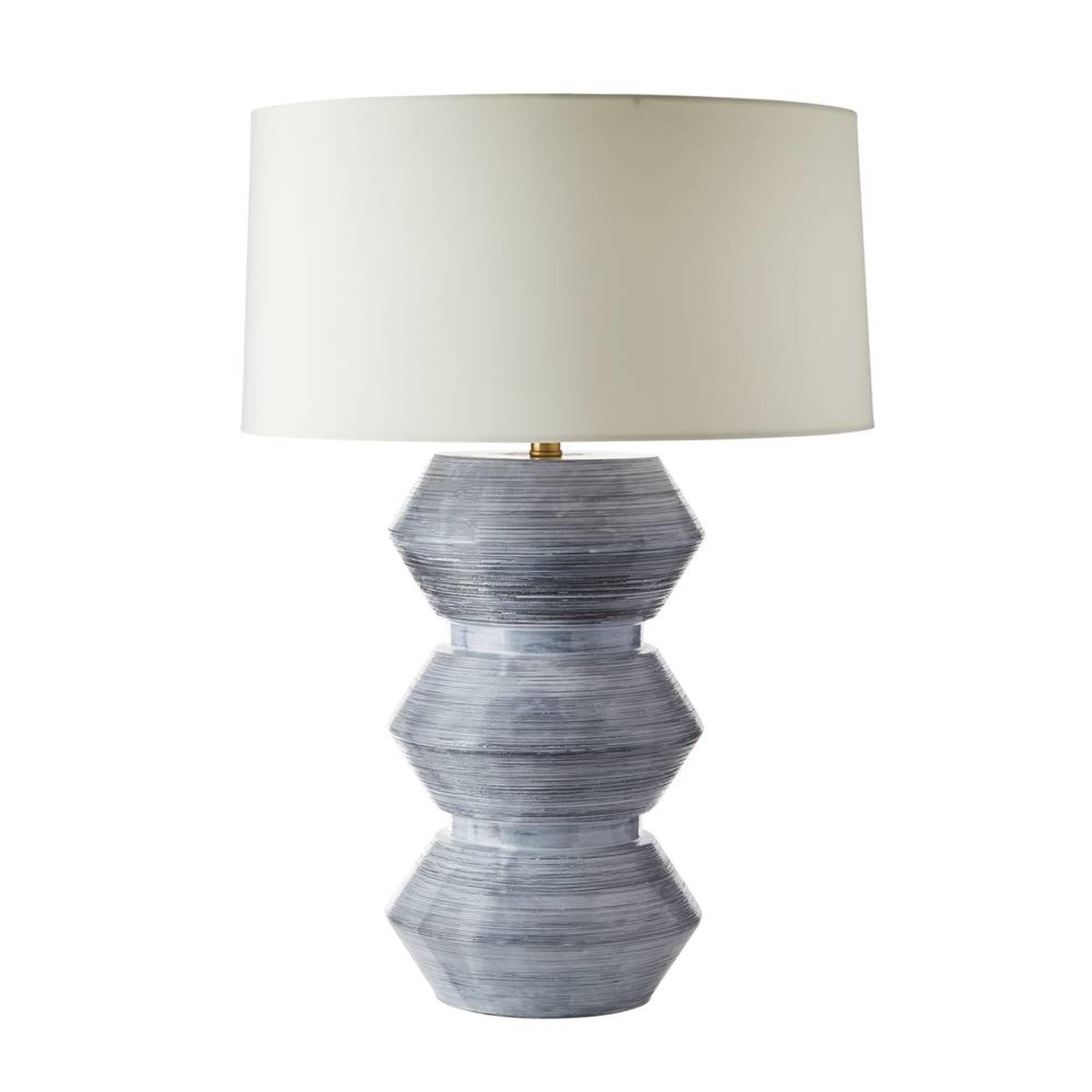Shown in Haze Blue Reactive Glaze finish