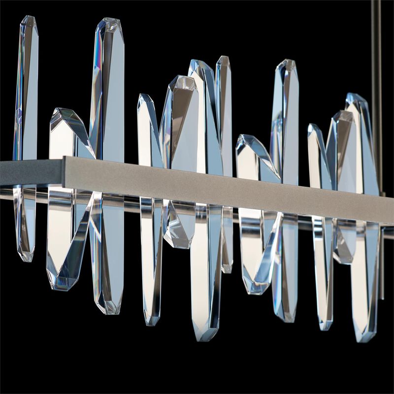 Solitude Medium Linear Chandelier by Hubbardton Forge