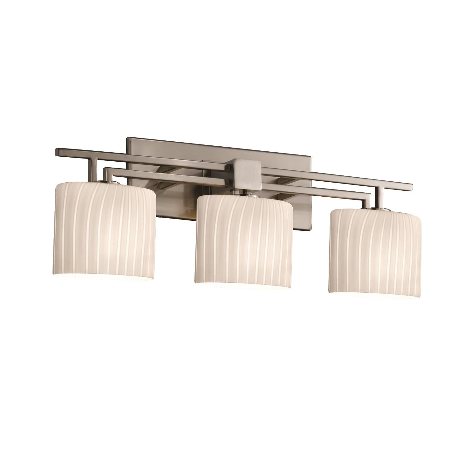 Fusion 26 Inch 3 Light Bath Vanity Light by Justice Design Group