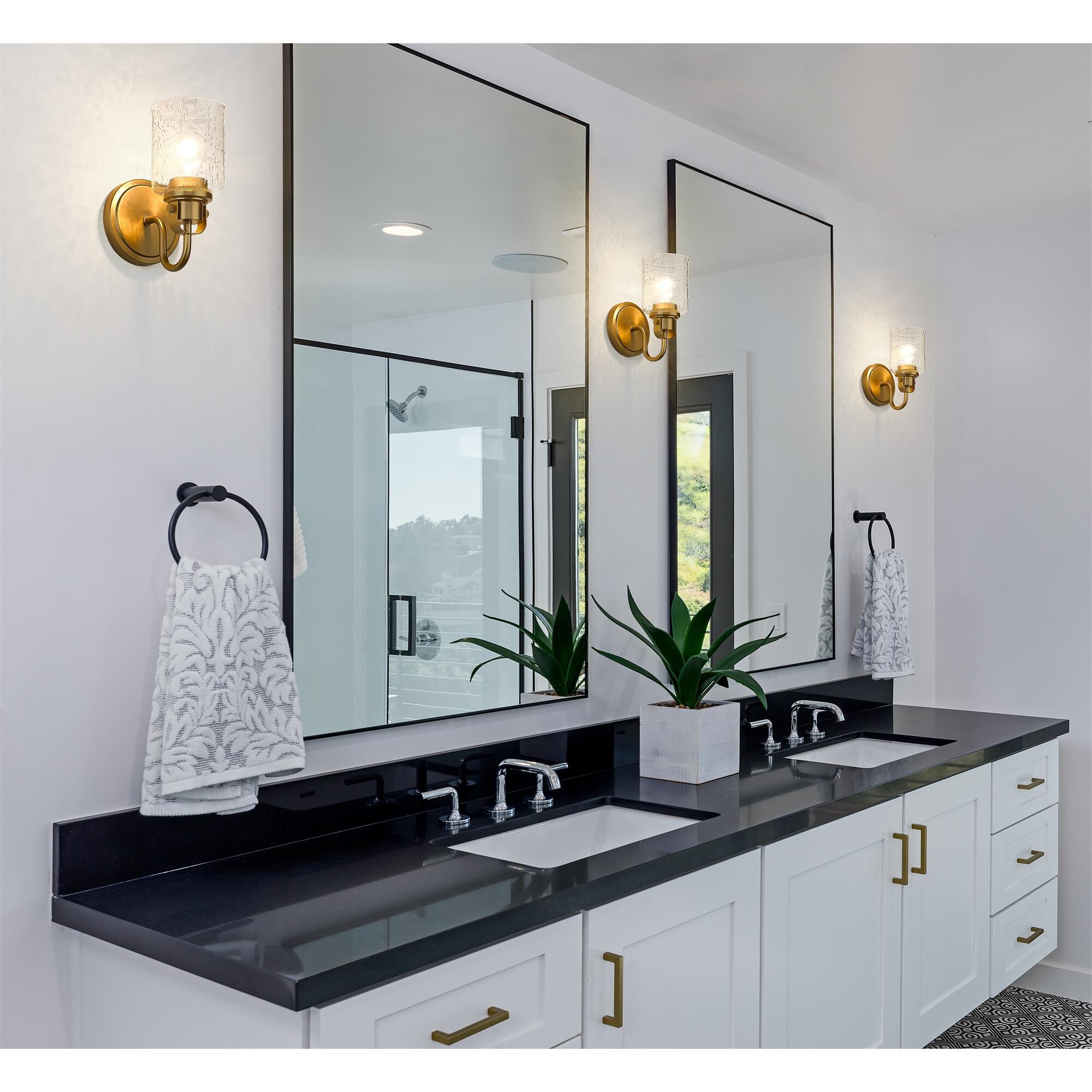 Shown in Heirloom Gold finish