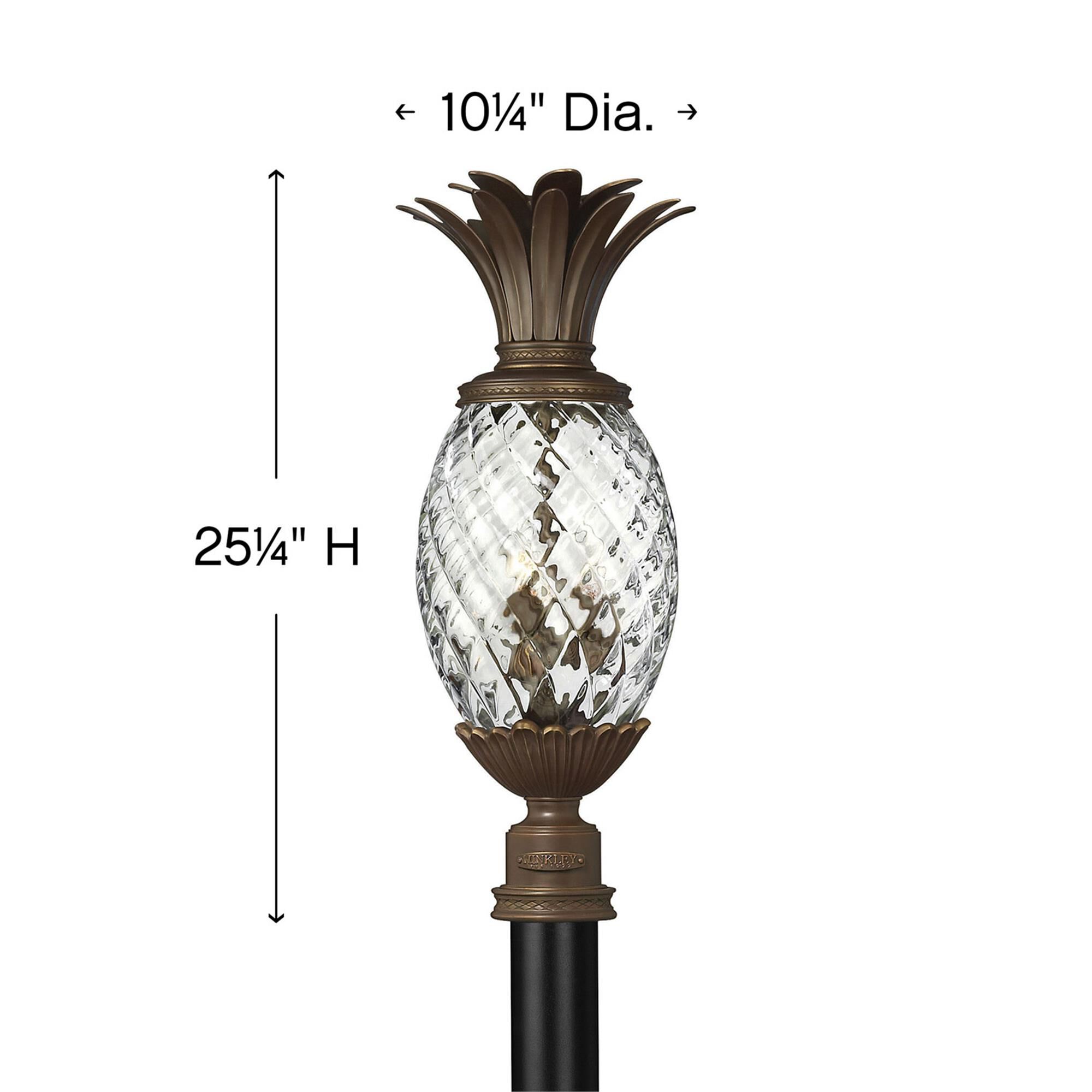 Shown in Copper Bronze finish and Clear Optic glass