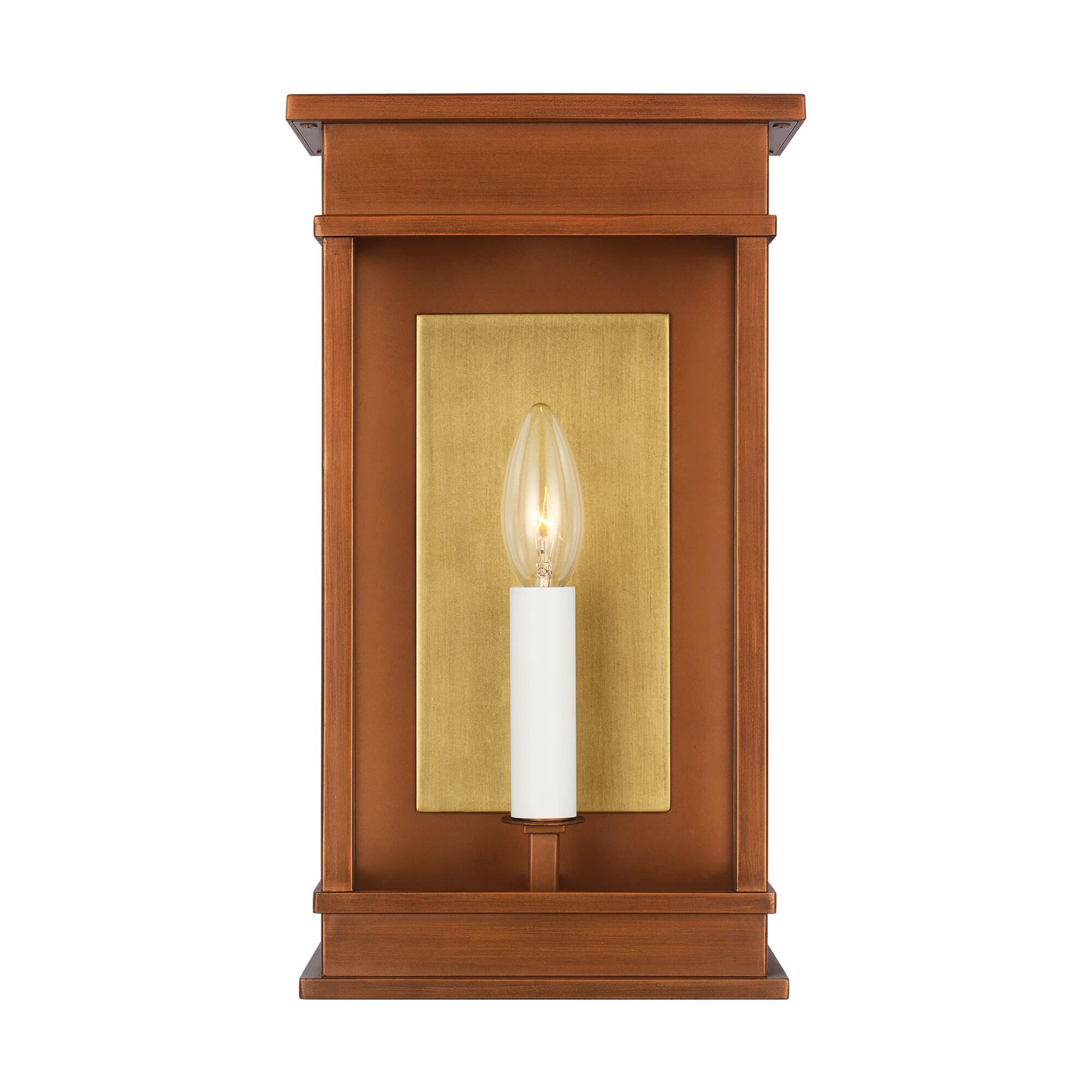 Shown in Natural Copper finish and Clear glass
